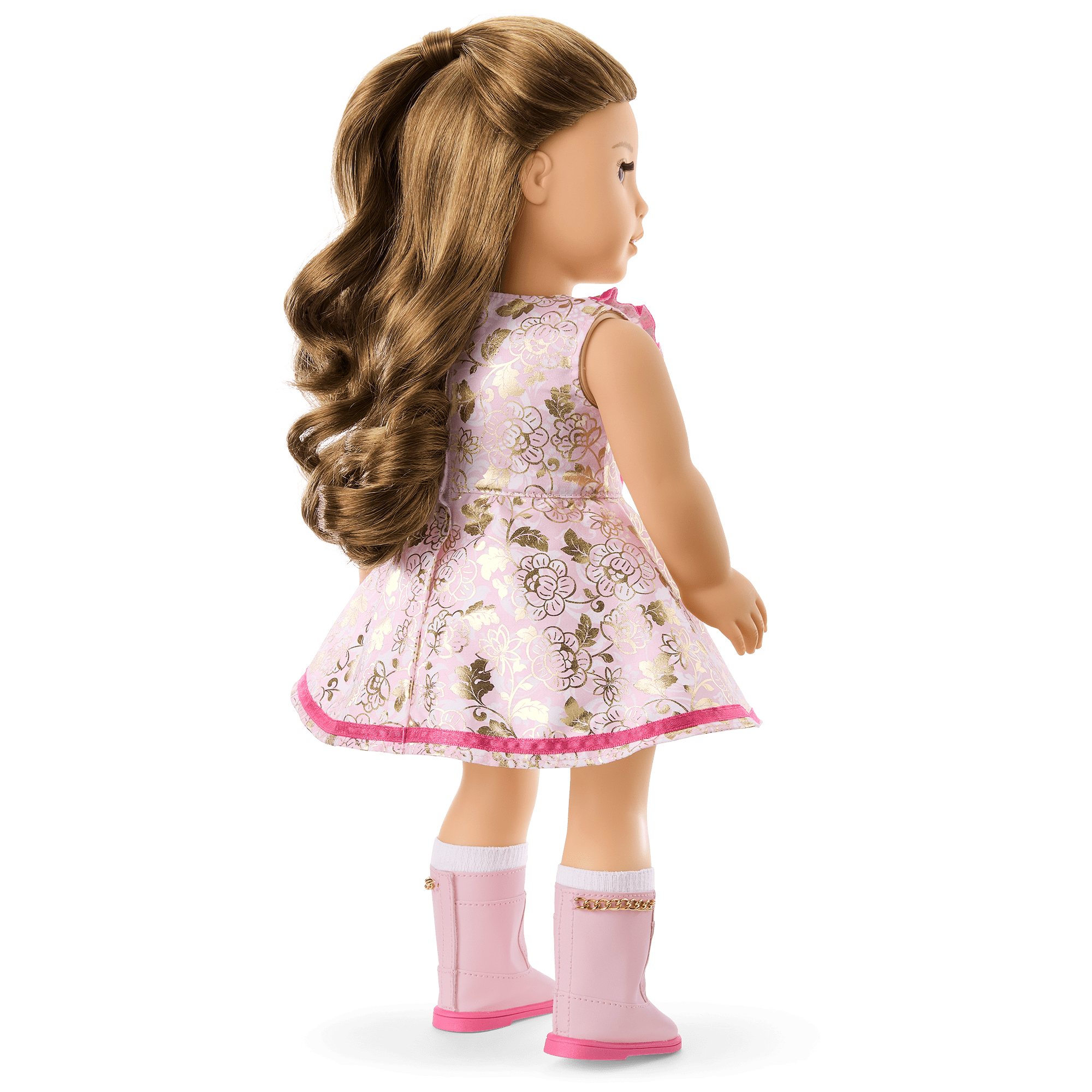 Floral Fashion Outfit for 18-inch Dolls - Image 3