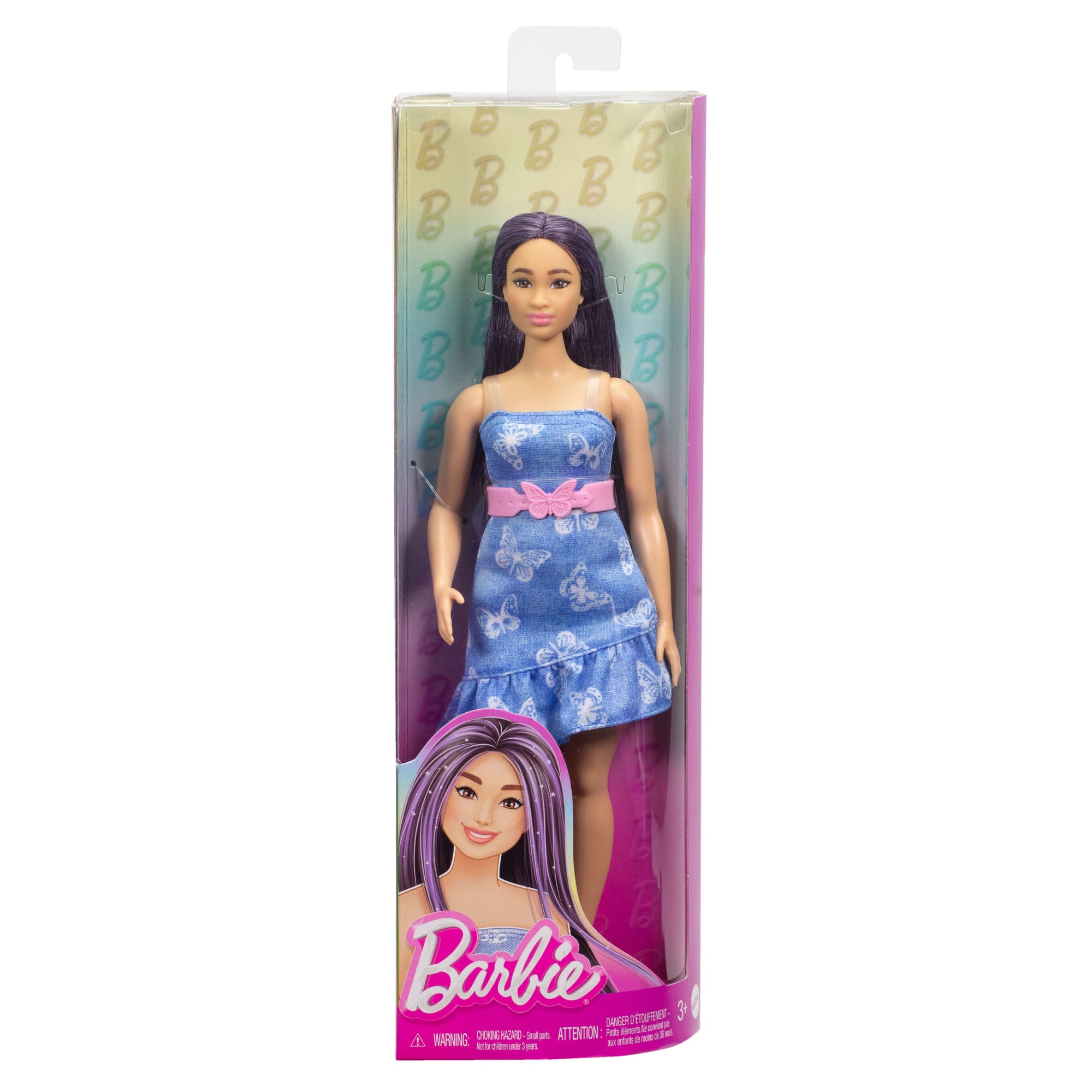 Barbie-Barbie Fashionistas-Poupée Robe Azur Papillon - Image 6