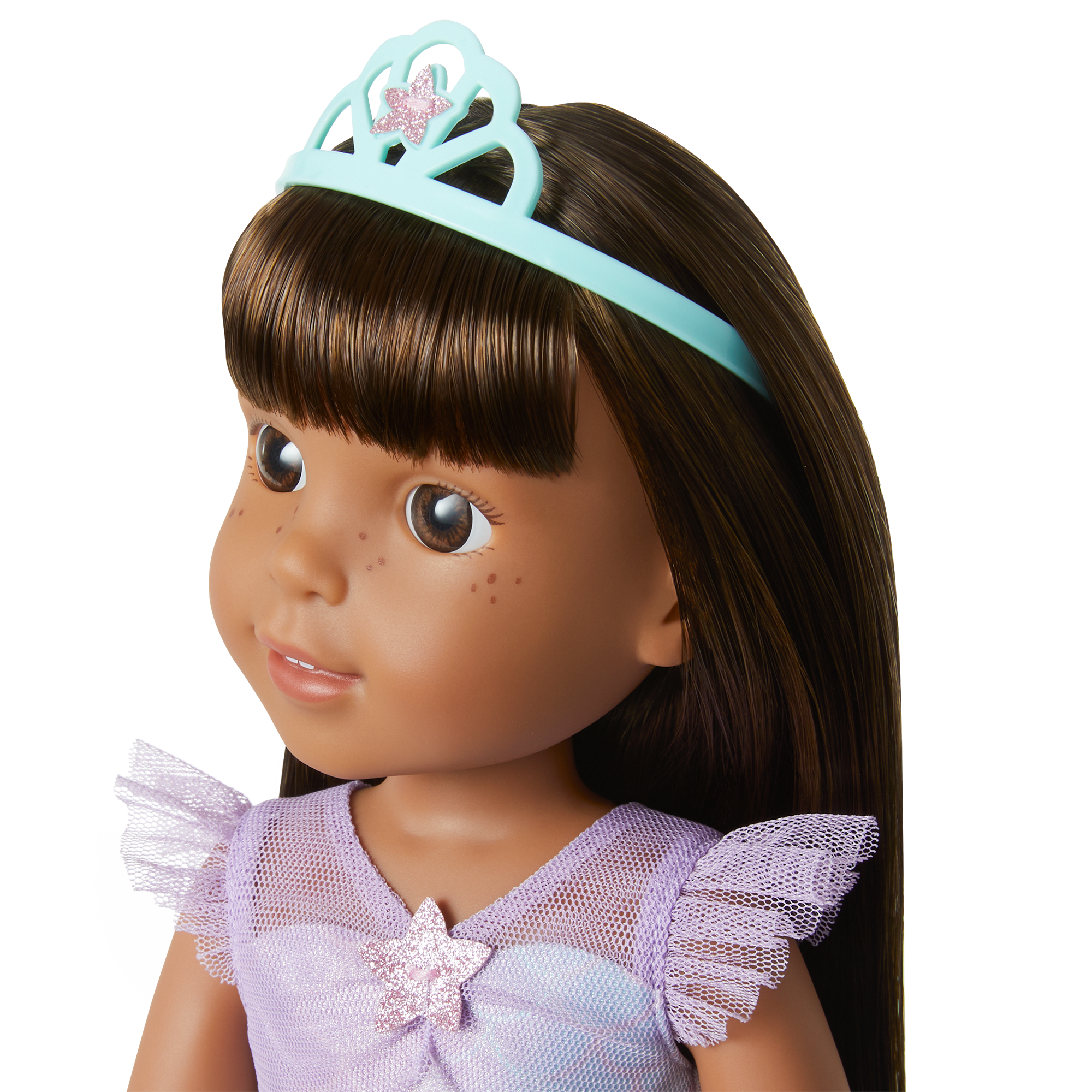 2-in-1 Sparkly Mermaid Outfit for WellieWishers™ Dolls - Image 5