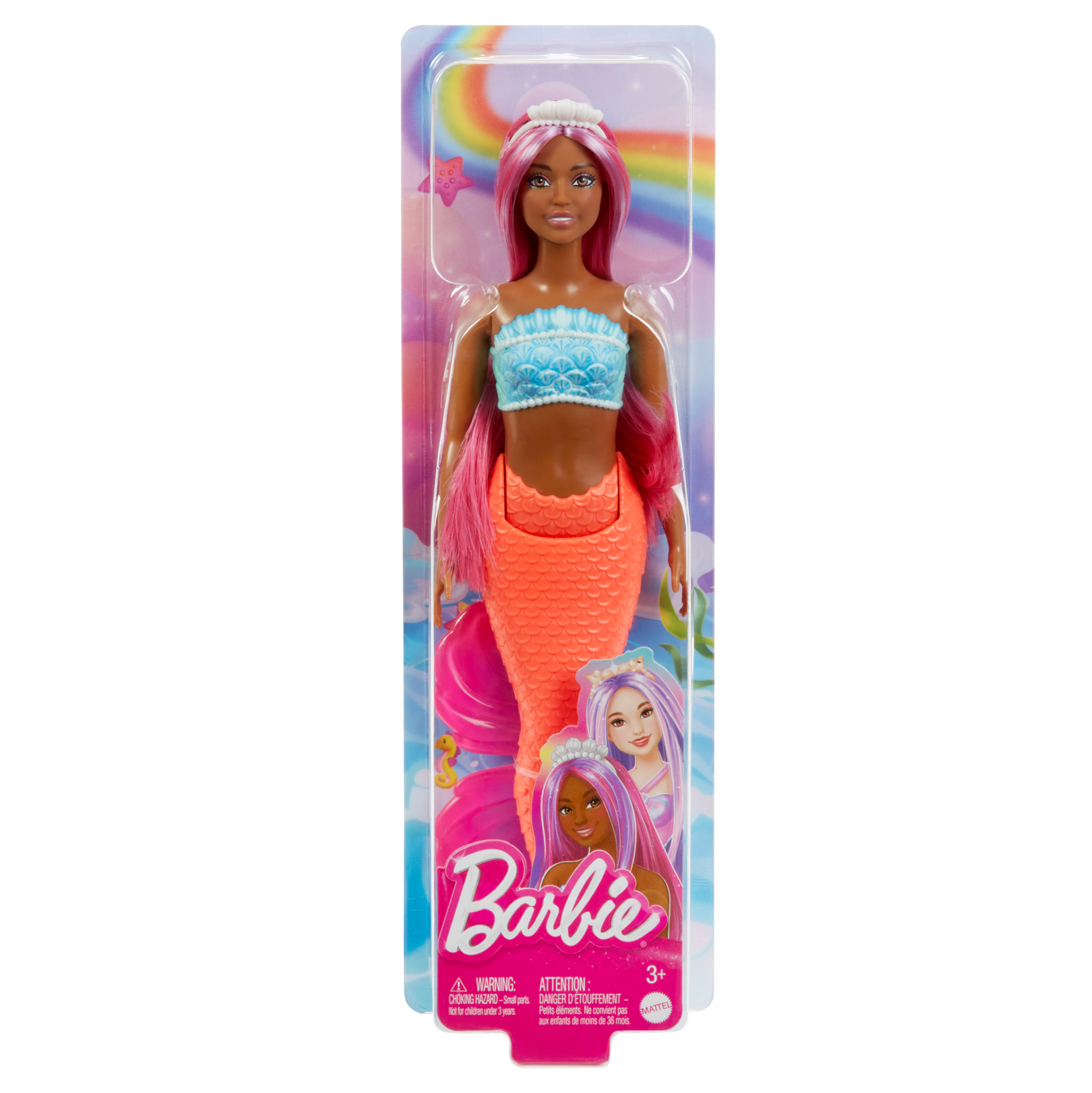 Barbie Fantasia Boneca Sereia com Cabelo Rosa - Image 6