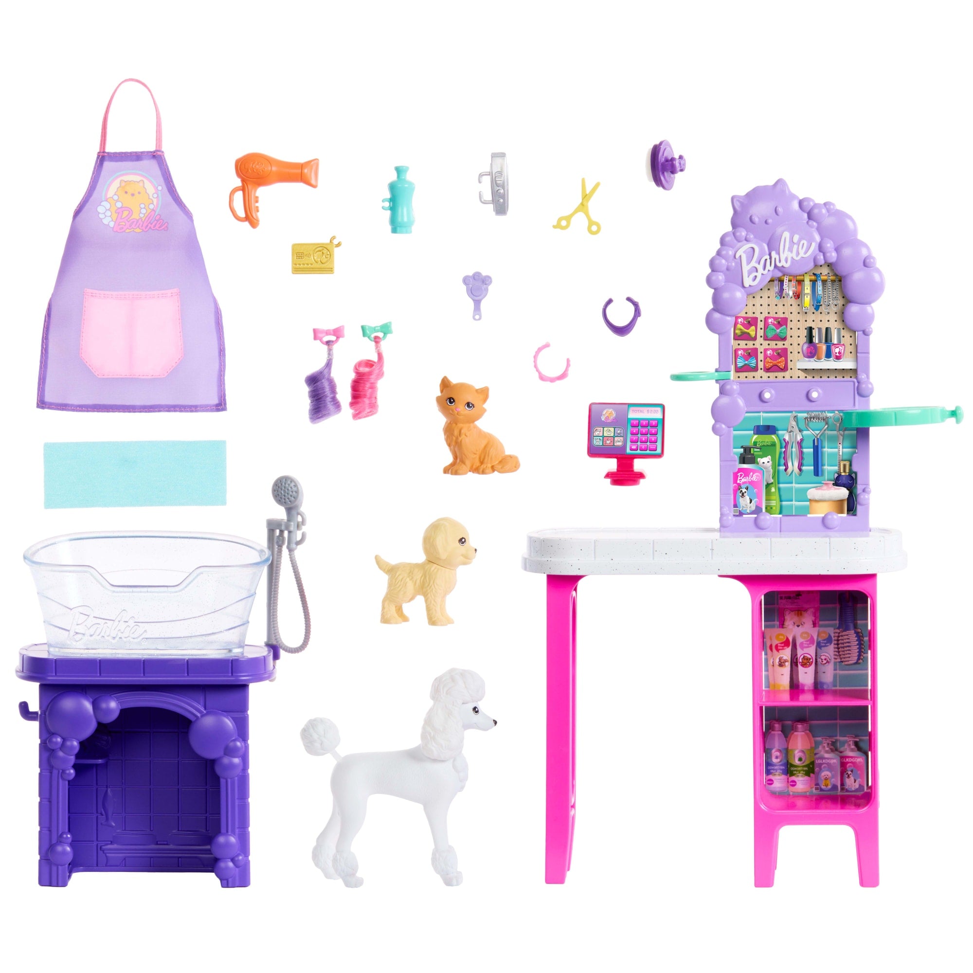 Barbie®-Coffret Espace Toilettage-Avec 3Animaux et Accessoires - Image 2