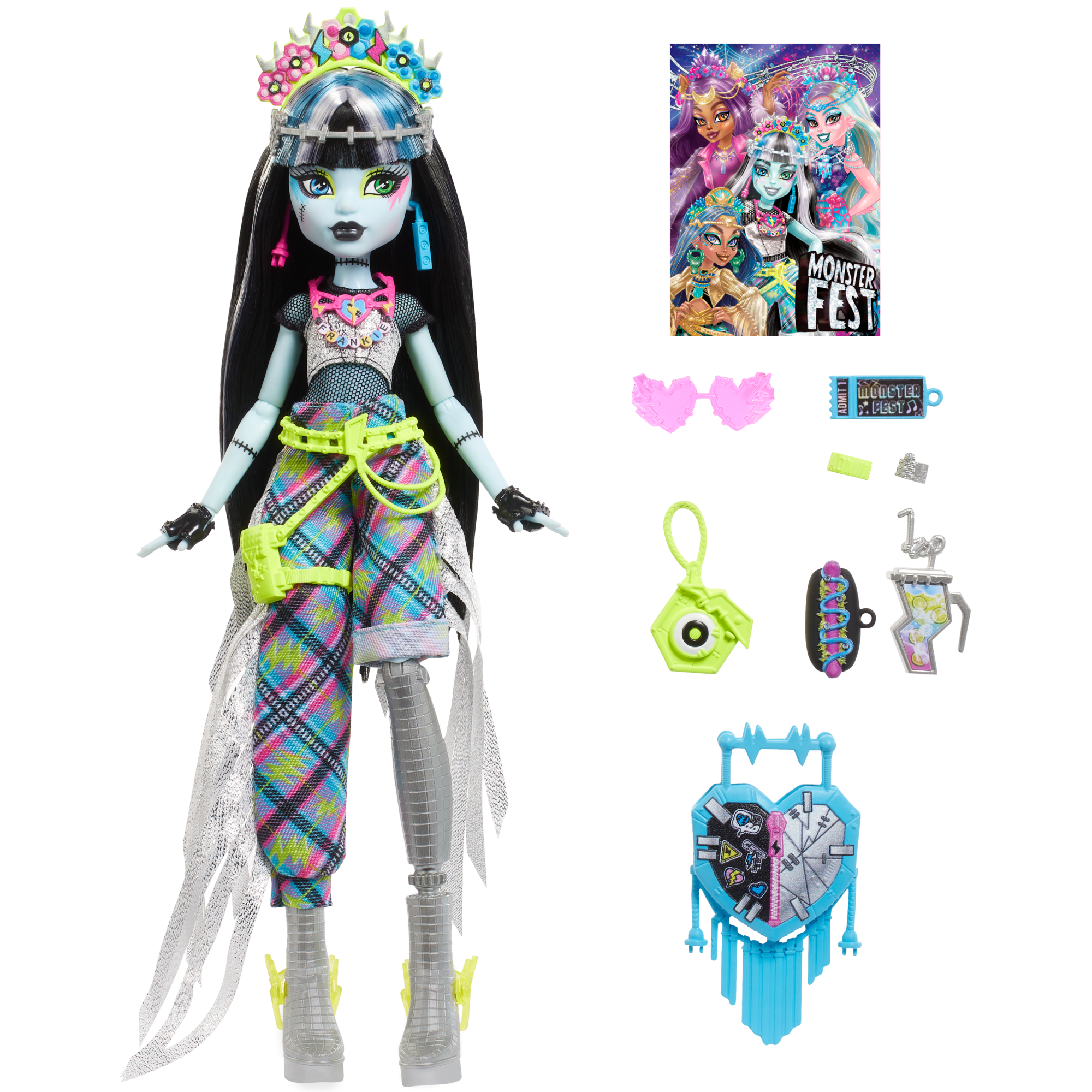 Monster High-Poupée Frankie Stein Monster Fest-Poupée et Accessoires - Image 5