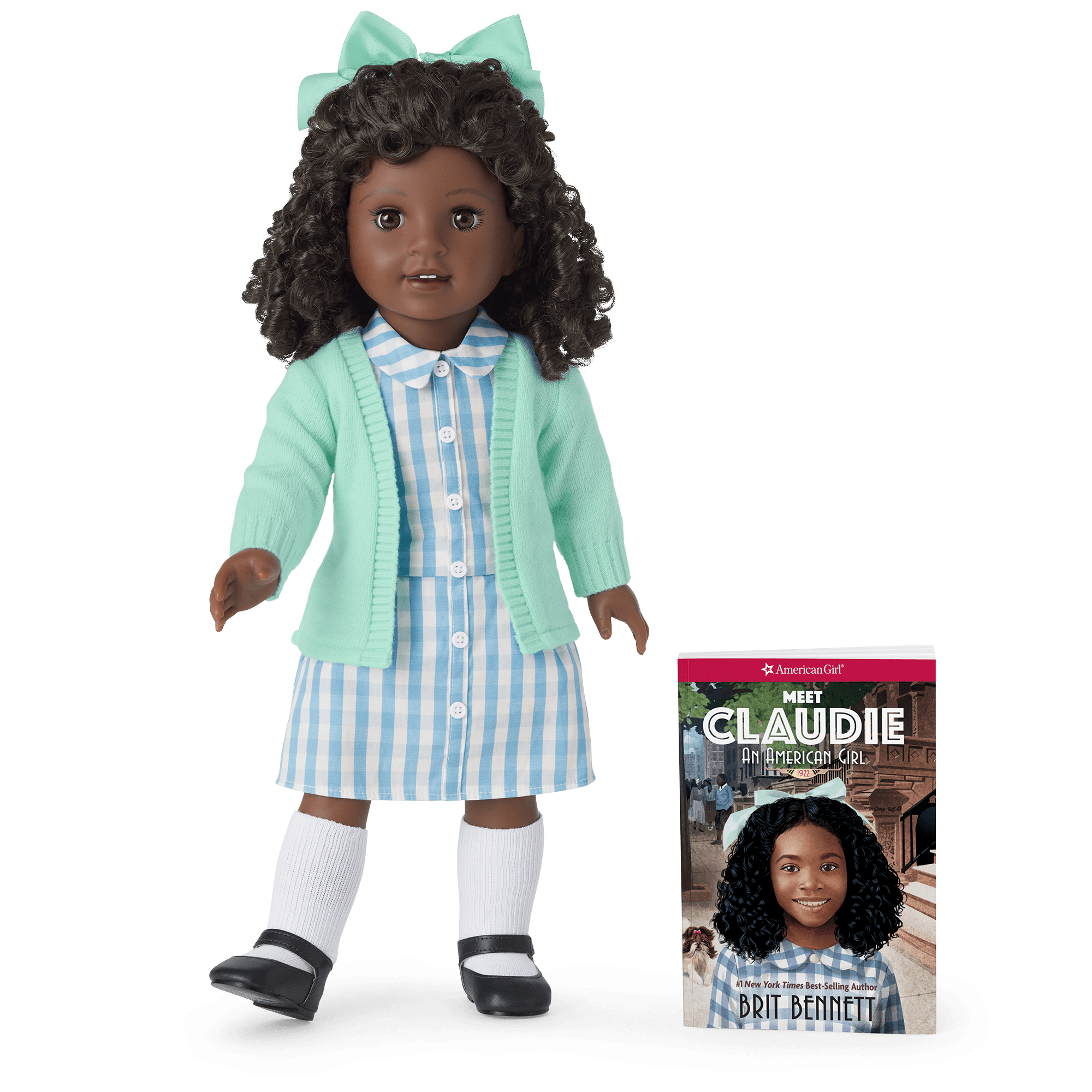 Claudie Wells™ 18-inch Doll. Book. Accessories & Scooter (Historical Characters) - Image 2