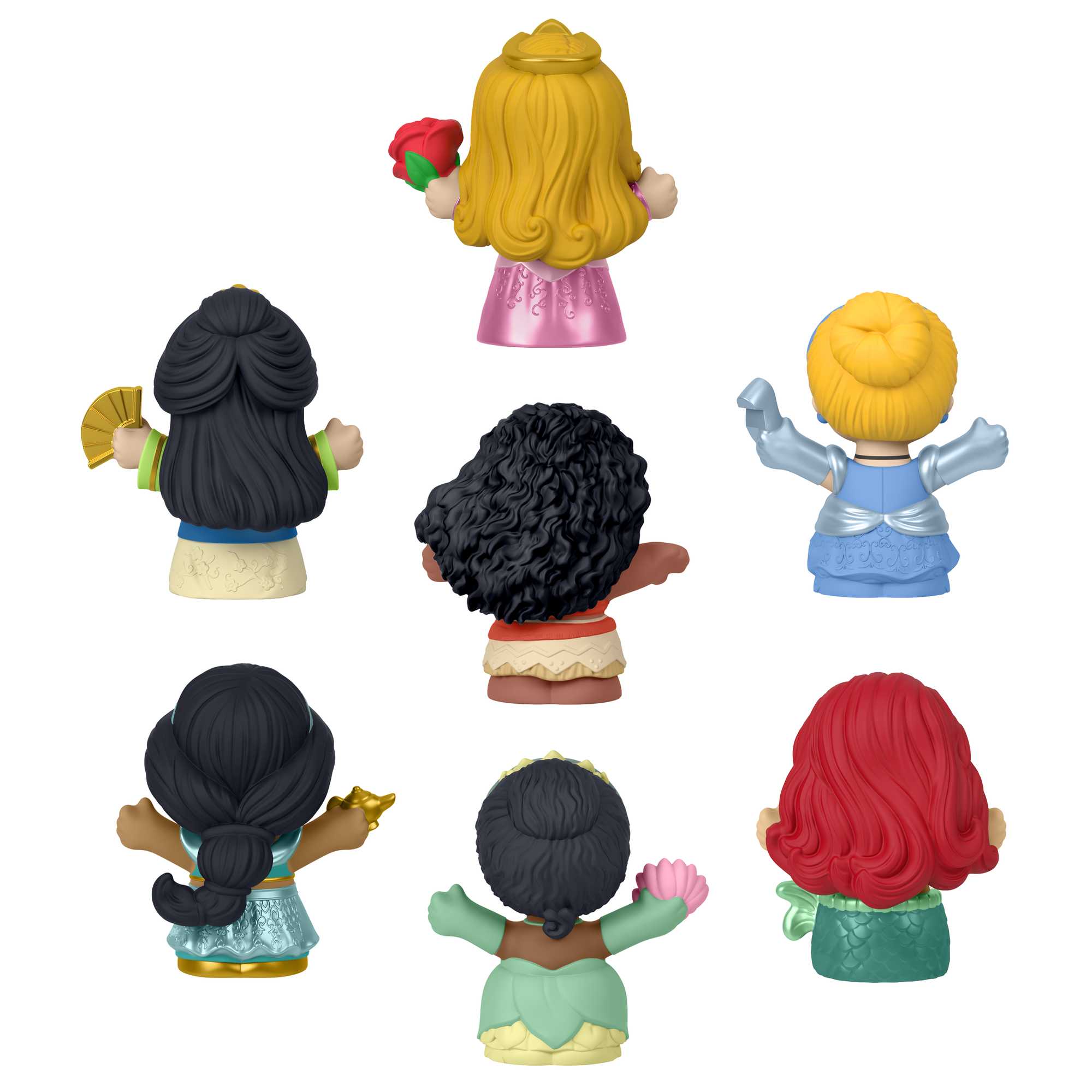 Fisher-Price-Disney-Little People-Coffret Figurines Princesses. Bambin - Image 3