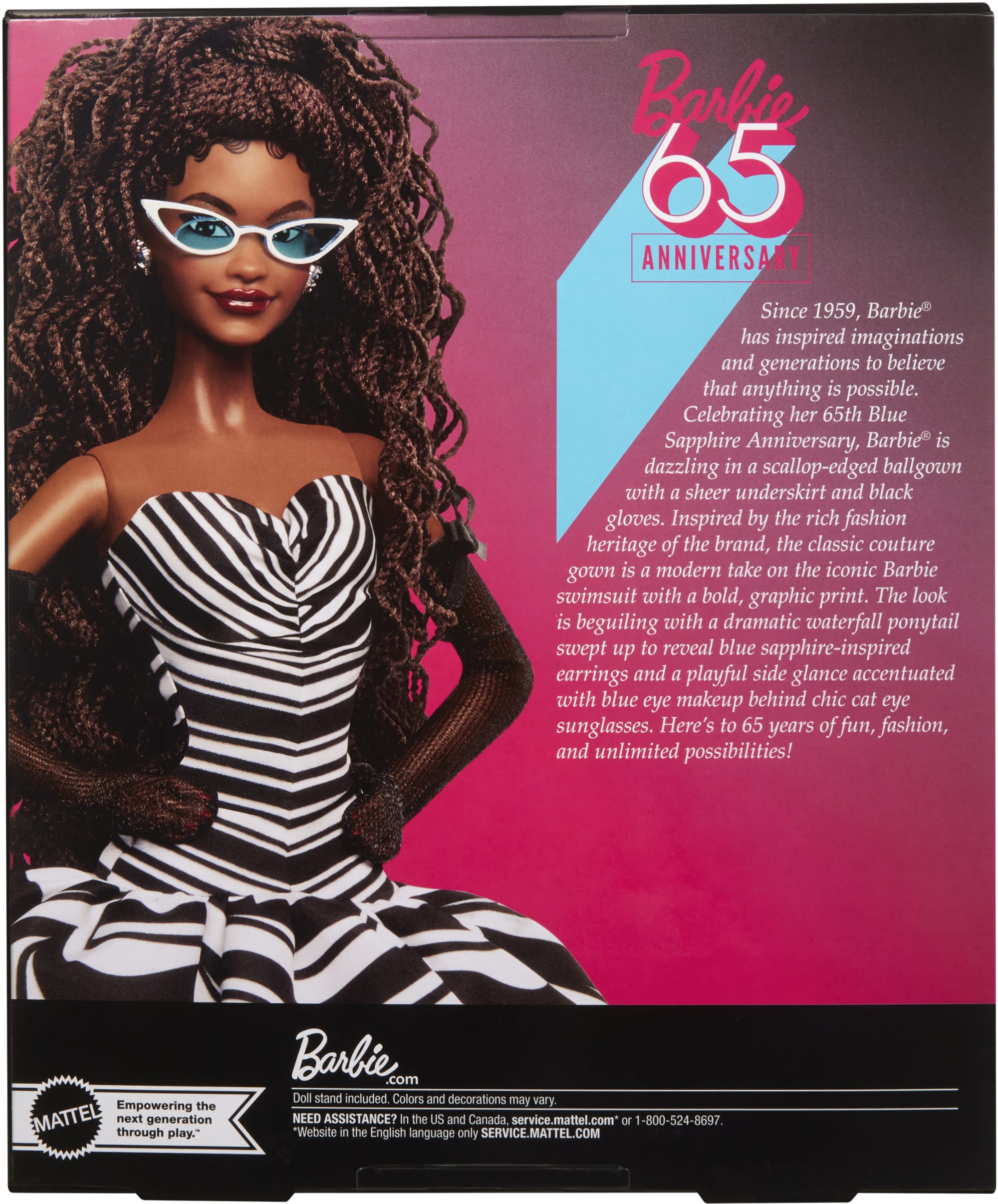 Barbie – Signature – 65E Anniversaire – Poupée de Collection Brunette - Image 6