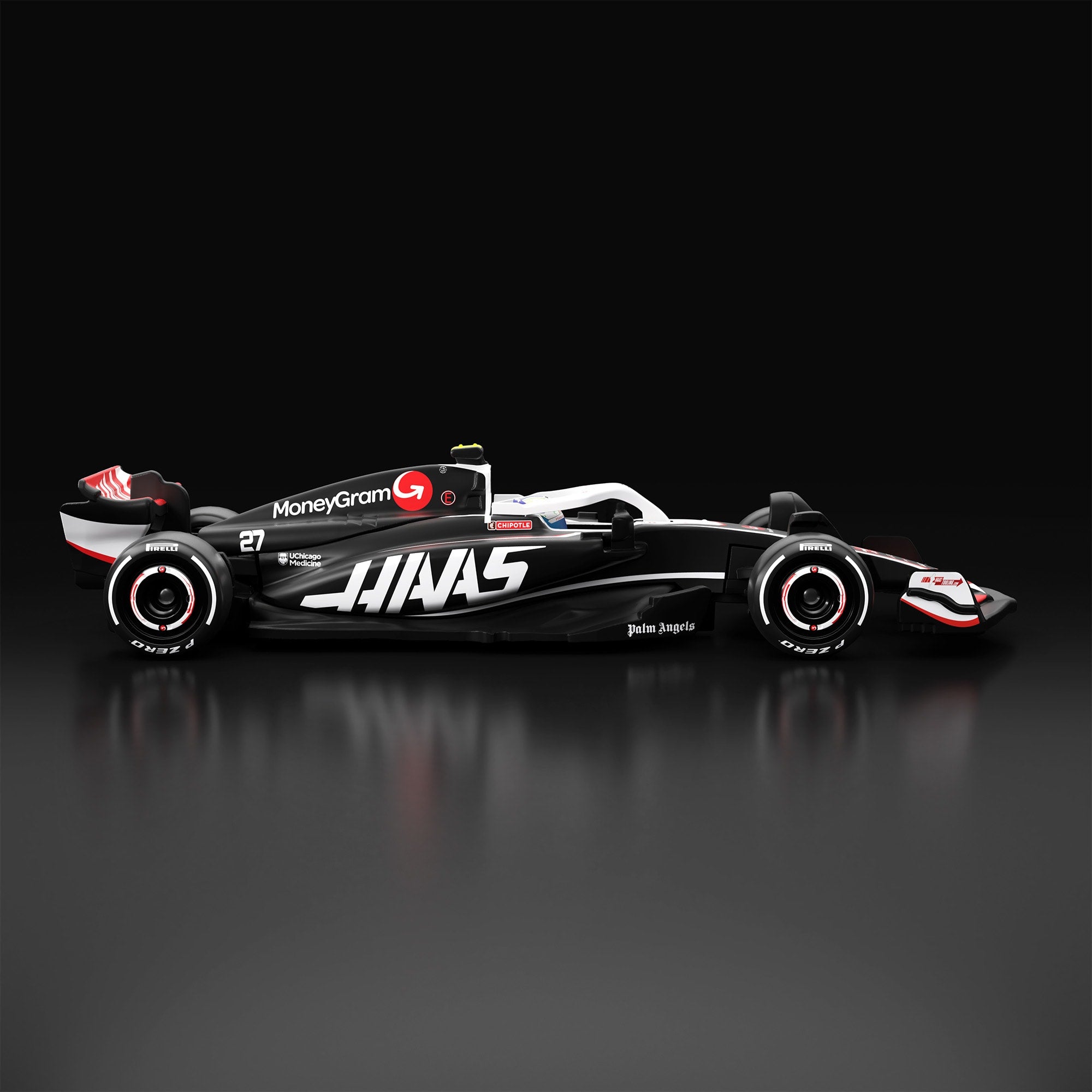 Hot Wheels F1 Series: 2024 MoneyGram Haas F1 Team VF-24 Car #27 - Image 4