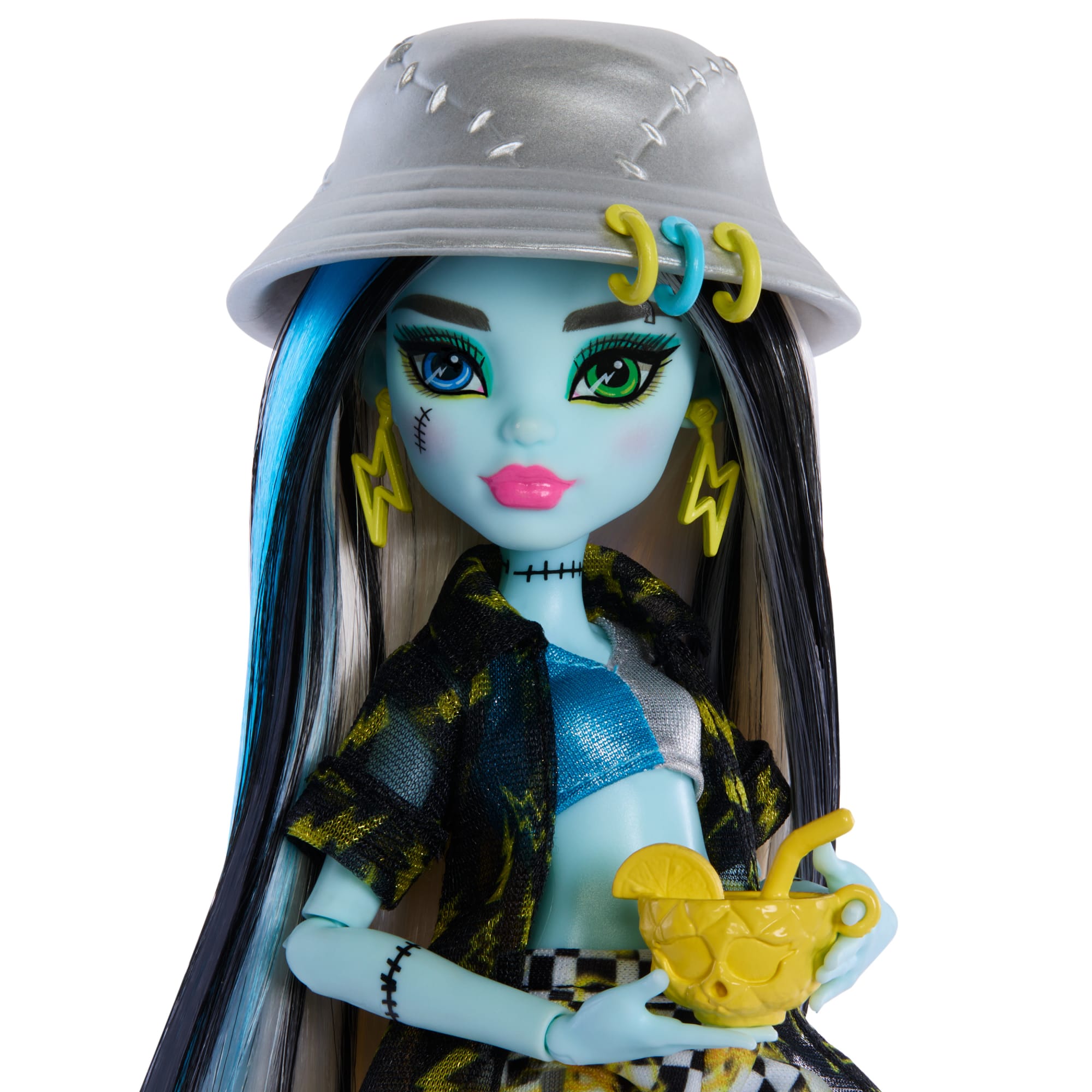 Monster High Scare-Adise Island Frankie Stein Fashion Doll With Swimsuit & Accessories - Image 3