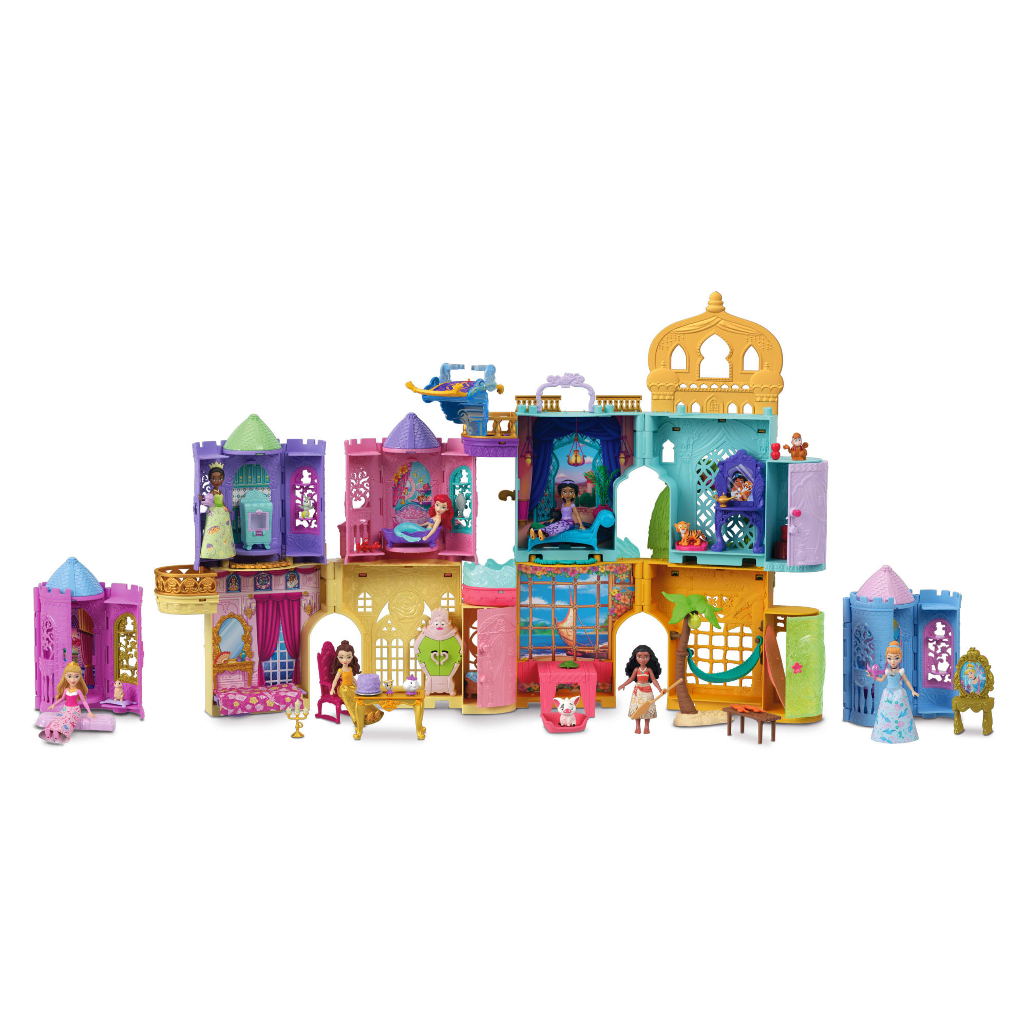 Disney Princess Tower Surprise Small Dolls & Stacking Playsets With 5 Surprises - Image 4