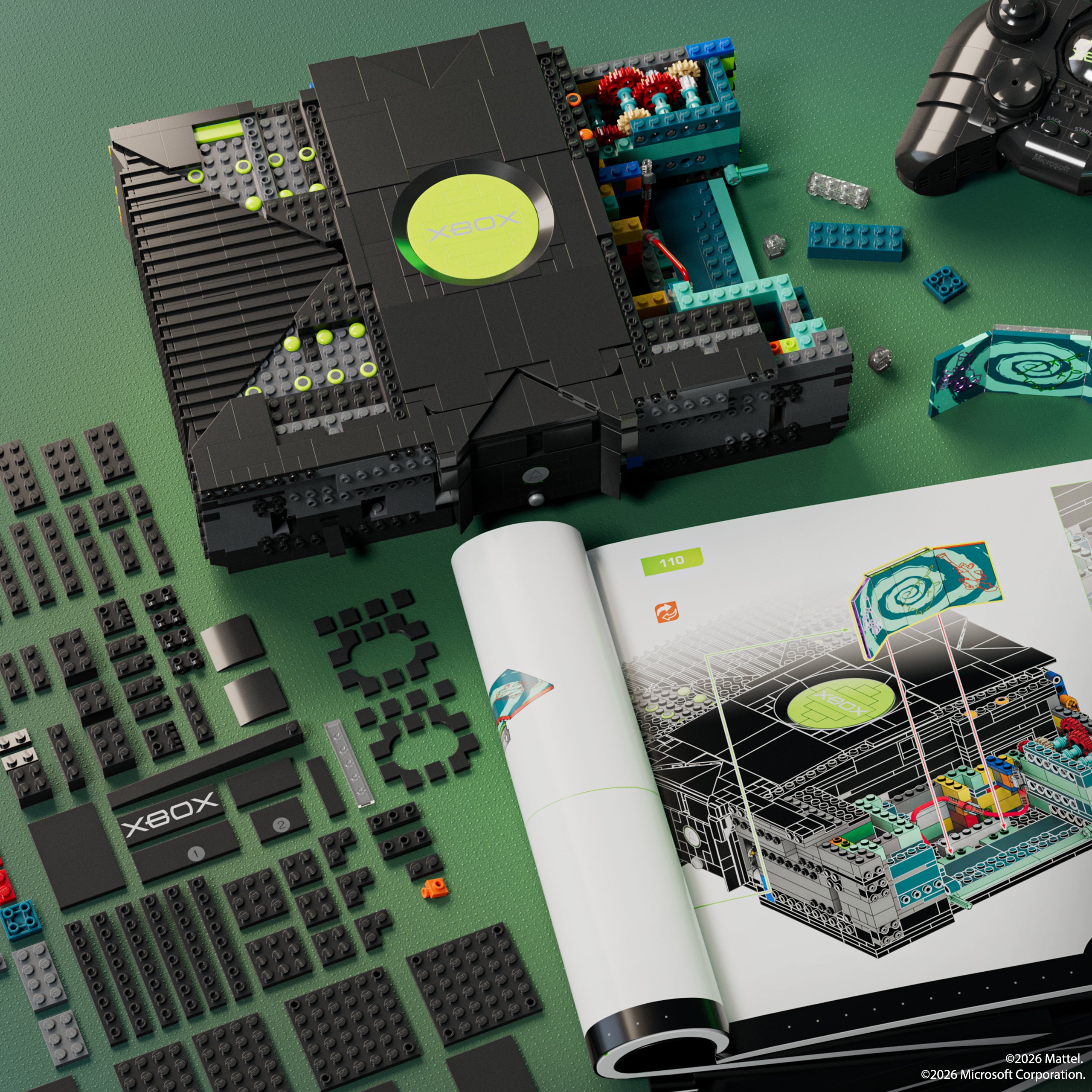 Mattel Brick Shop Microsoft-Coffret de Construction Xbox Originale - Image 2