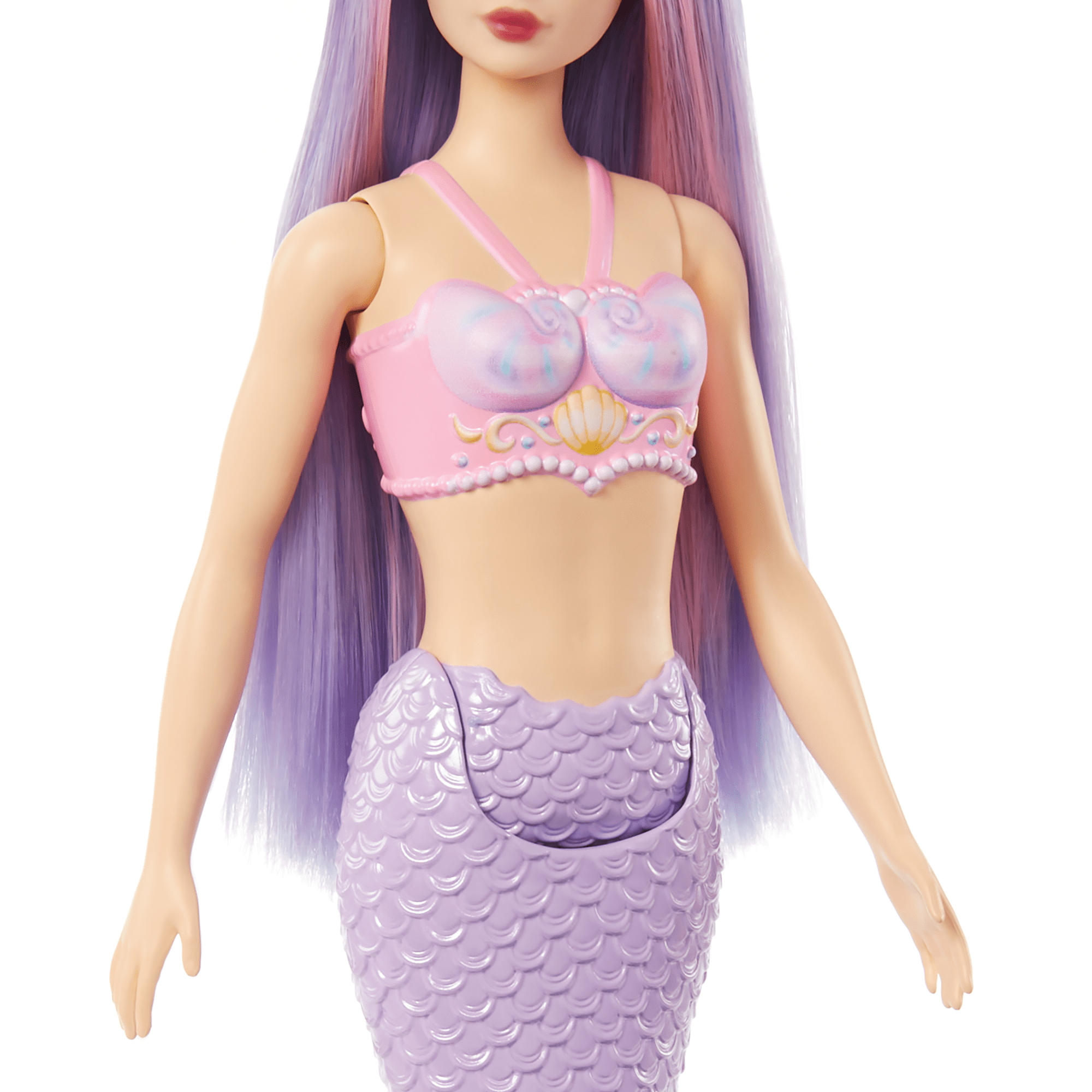 Barbie Fantasía Muñeca Sirena Cabello Lila - Image 3