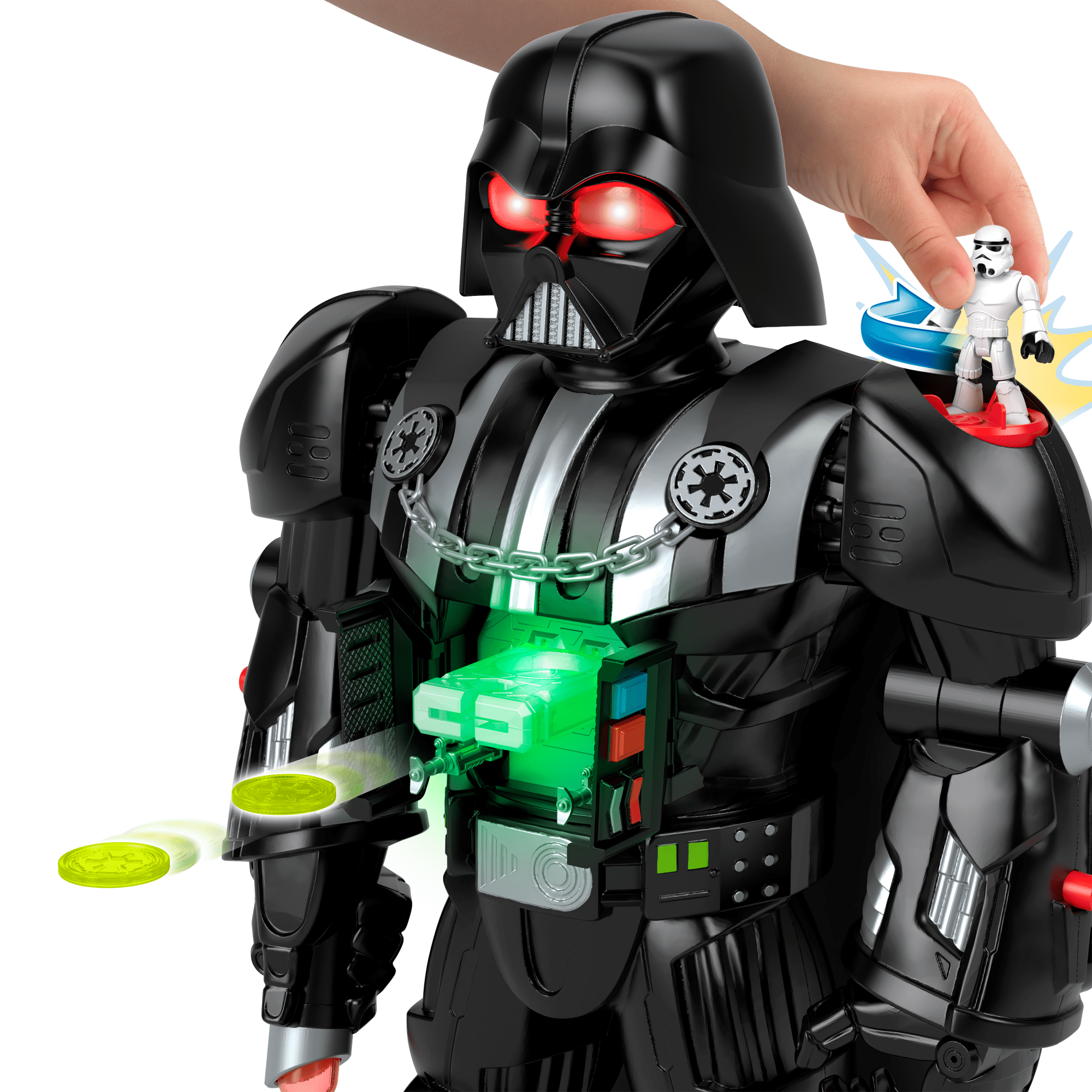 Imaginext Star Wars Figura de Acción Darth Vader Bot - Image 4