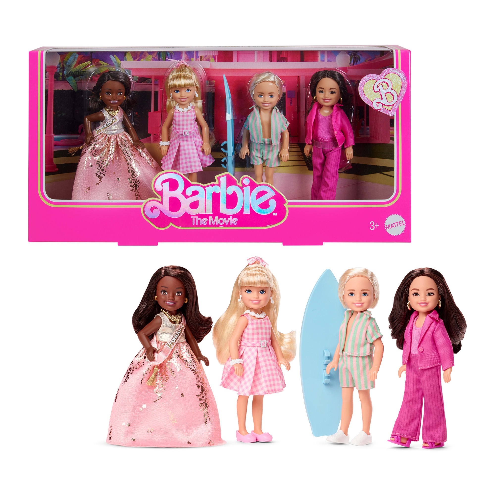 Barbie The Movie Chelsea Small Doll 4-Pack - Image 2