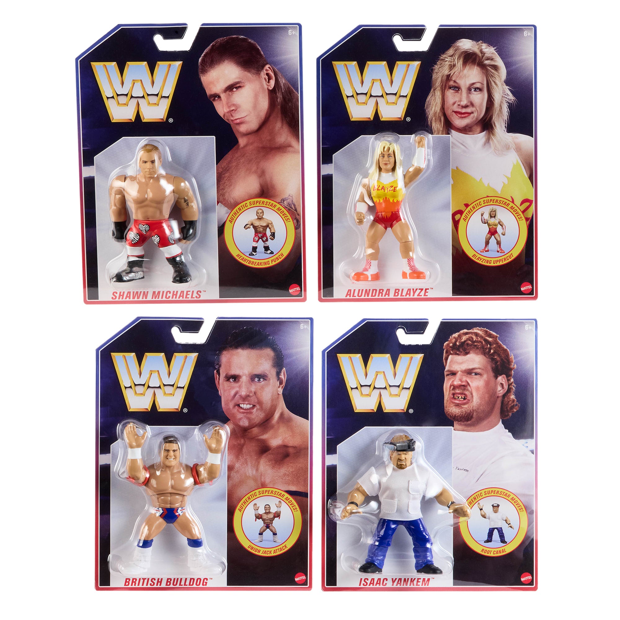 WWE Retro Action Figure 4-Pack Bundle - Image 2