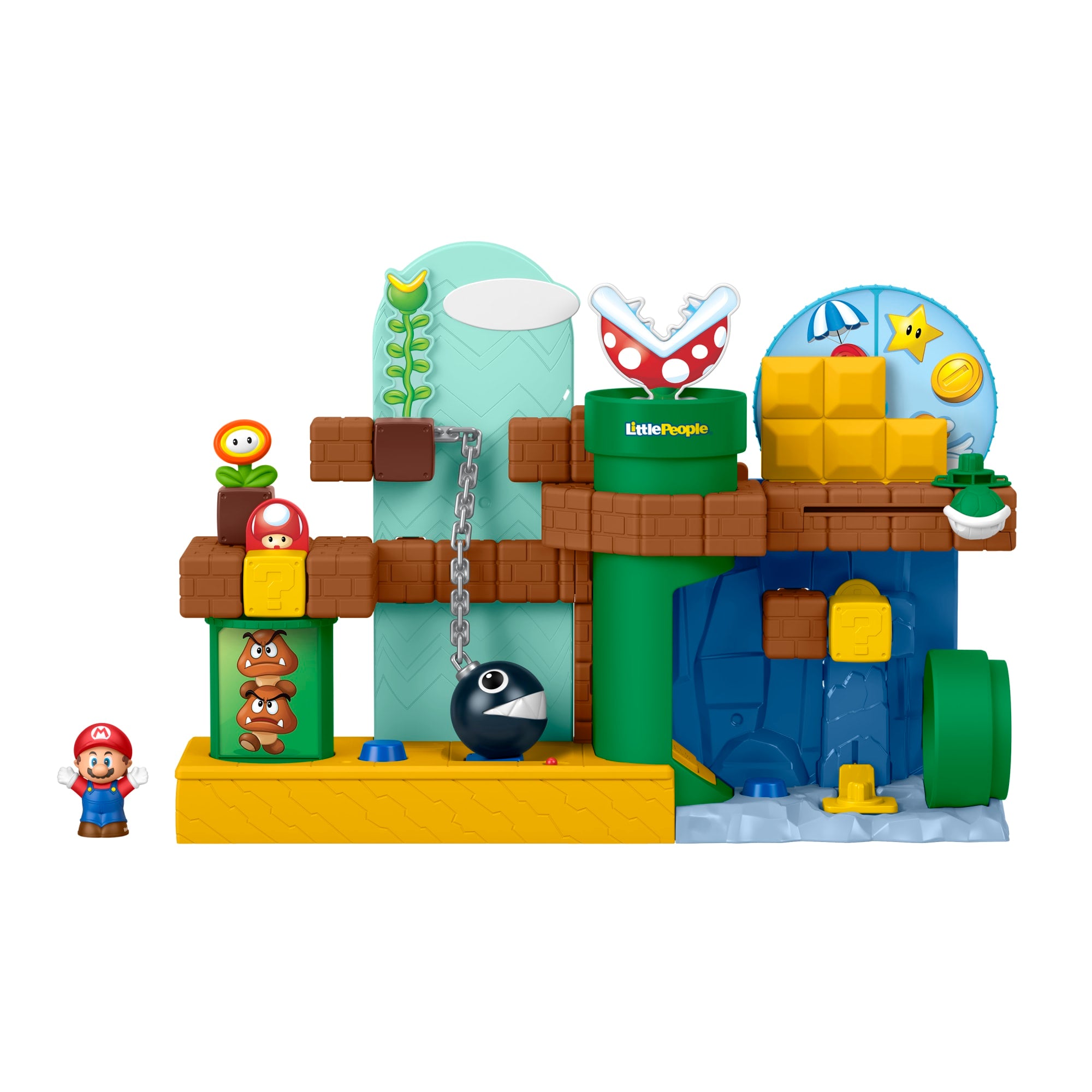 Fisher-Price Little People My Mario Adventure Playset. Musical Toddler Toy With 2 Figures - Image 5