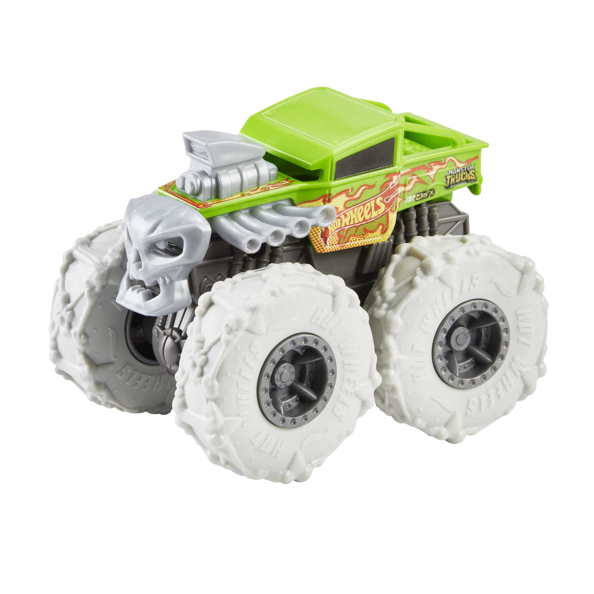 Hot Wheels Monster Trucks Twisted Tredz Vehicles. 1:43 Scale Creature-Themed Toy Truck