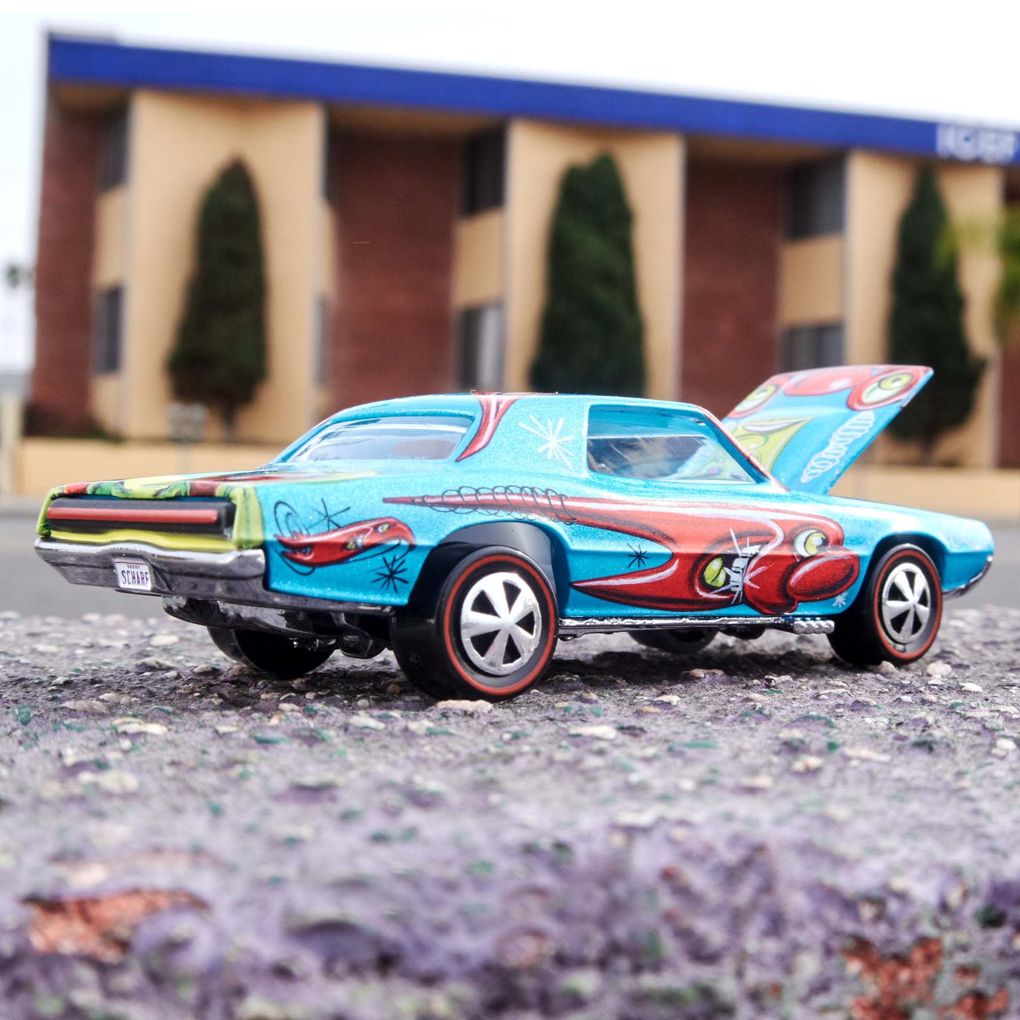 Hot Wheels x Kenny Scharf Signed Custom T-Bird - Image 3