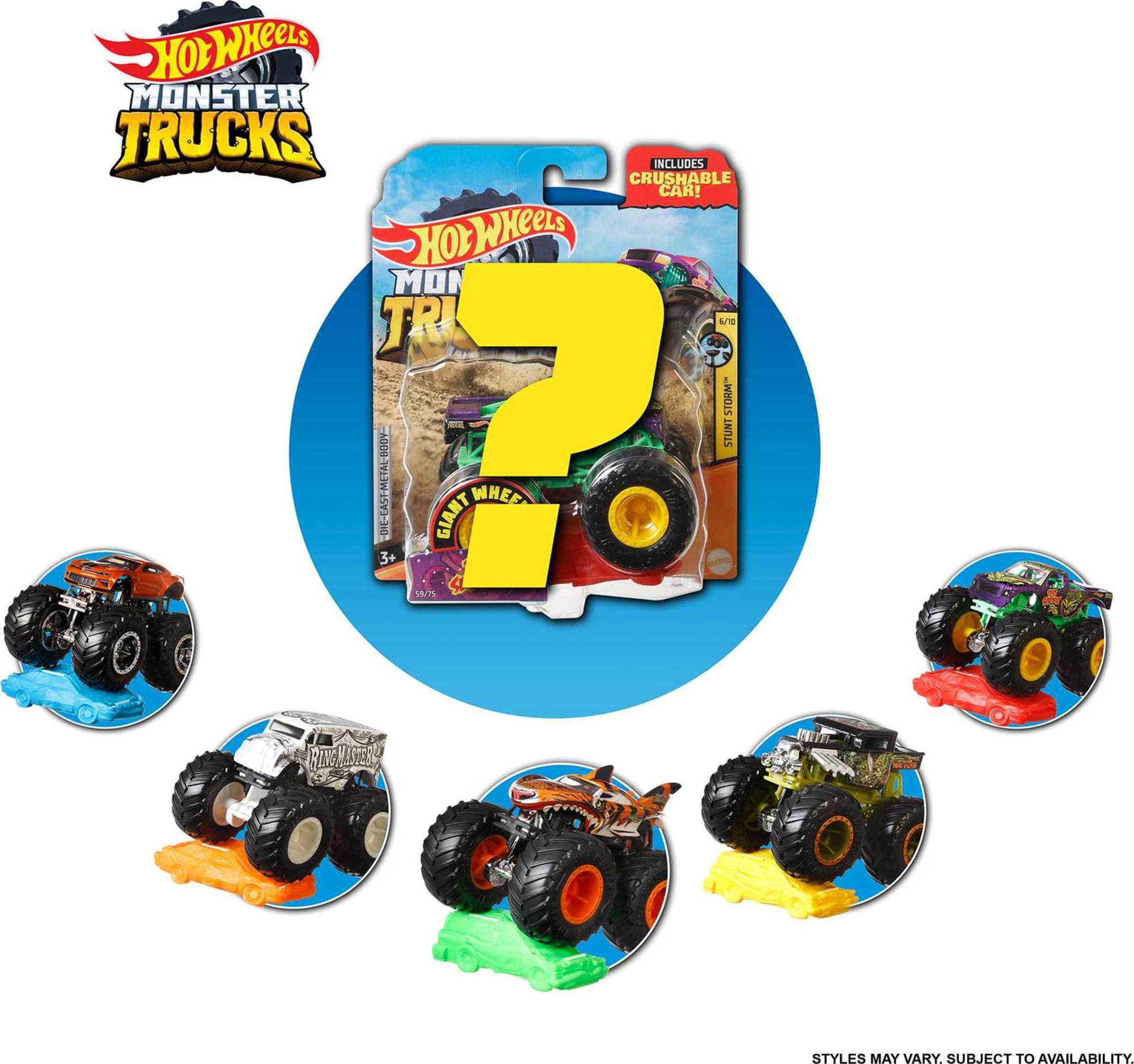 Hot Wheels Monster Trucks 1:64 Scale Die-Cast Truck - Image 2