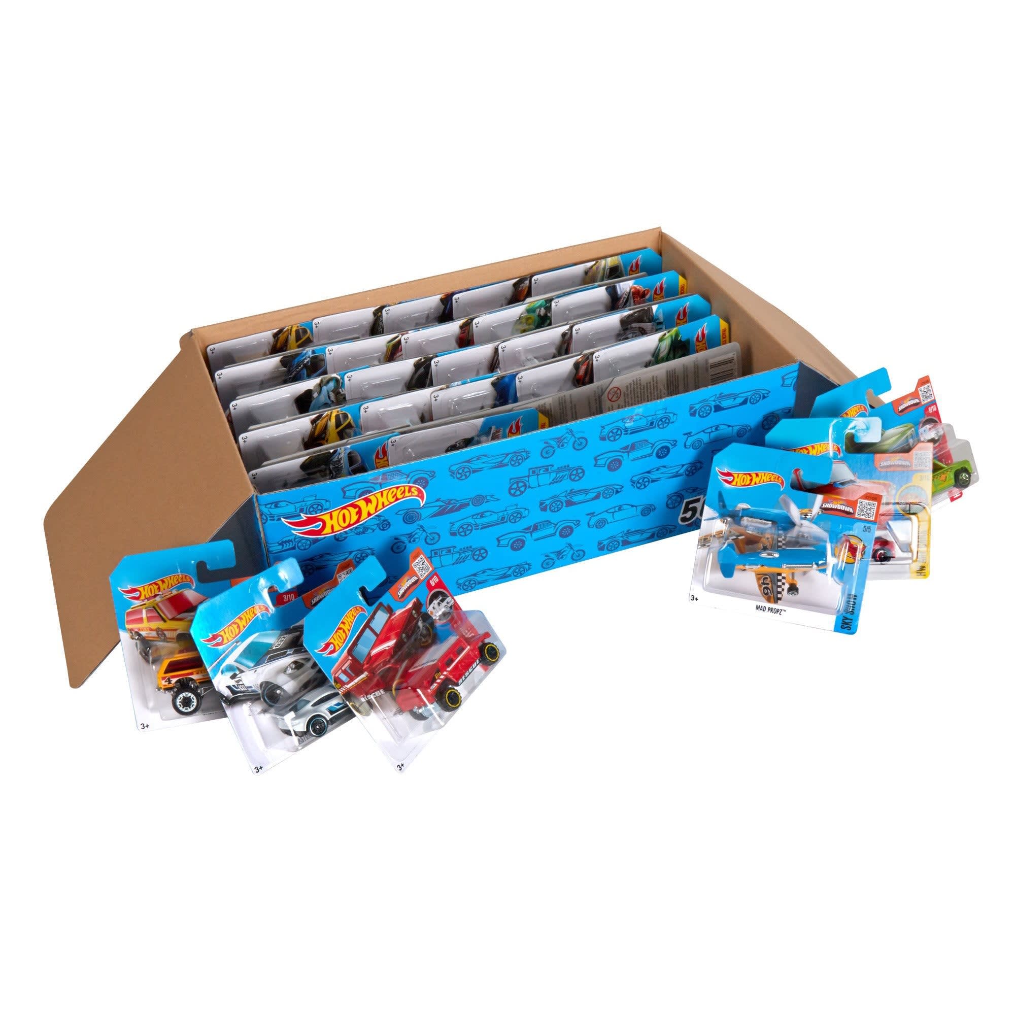 Hot Wheels Mainline 100-Car Case Pack - Image 7