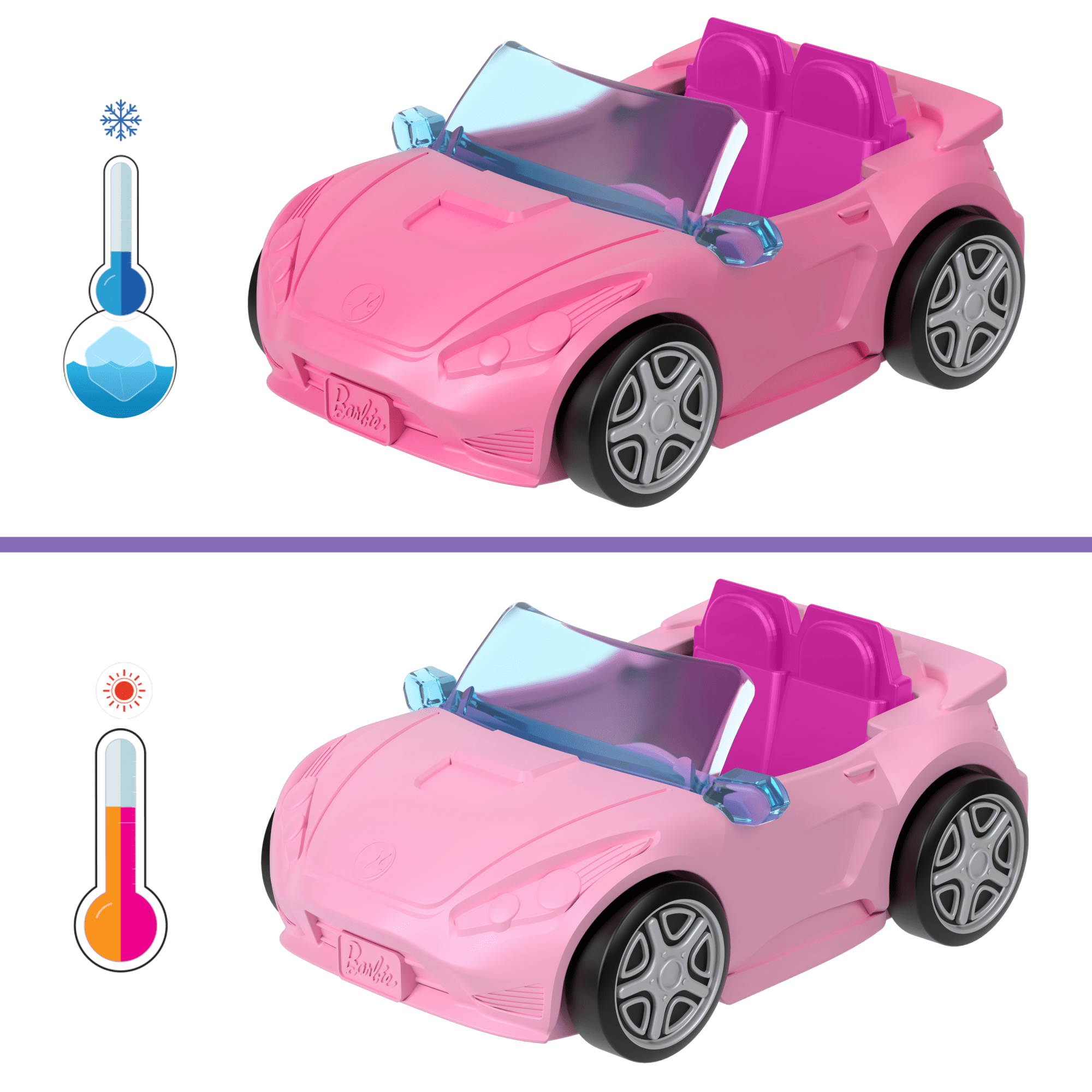 Barbie-Décapotable Mini-Barbieland-Coffret Véhicule et Poupée - Image 3