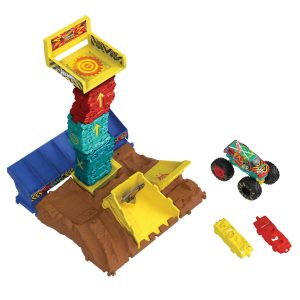 Hot Wheels Monster Trucks. Arena Smashers Demo Derby Car Jump Challenge
