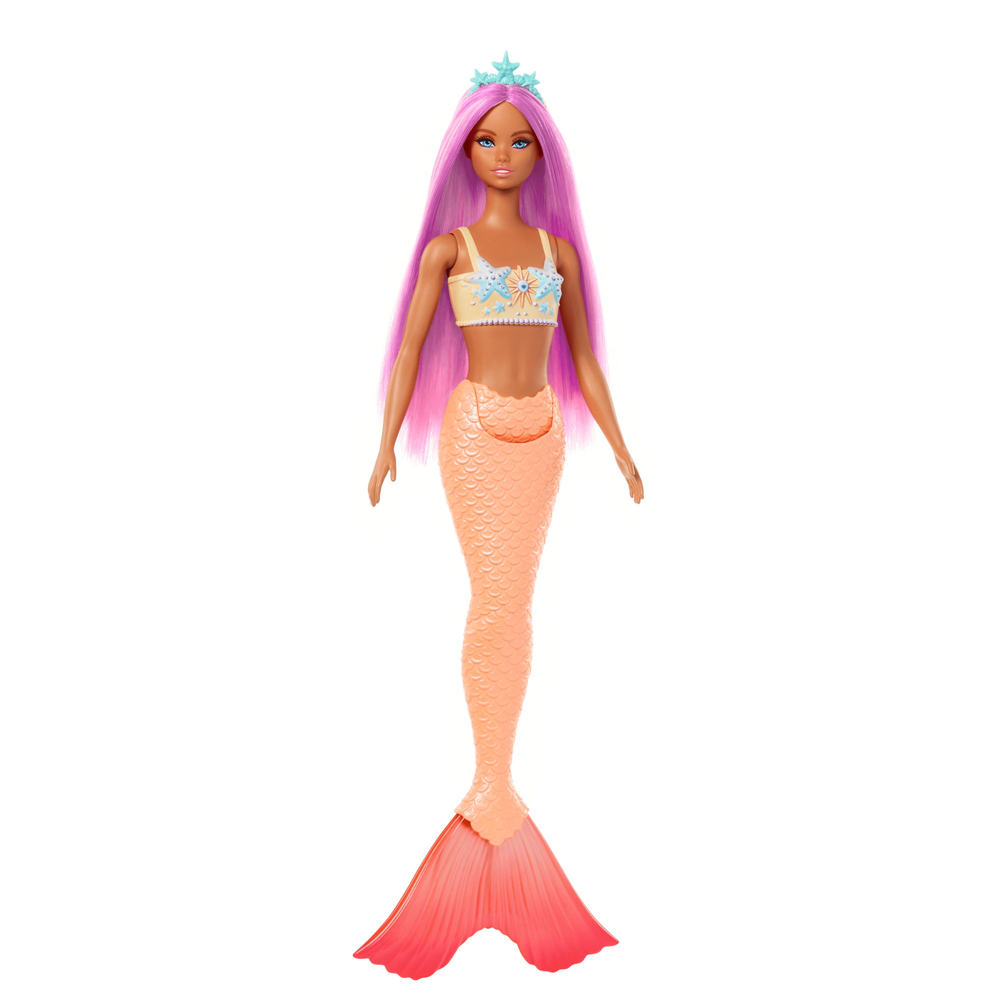 Barbie-Poupées Sirènes Avec Cheveux et Nageoire Colorés et Serre-Tête - Image 2