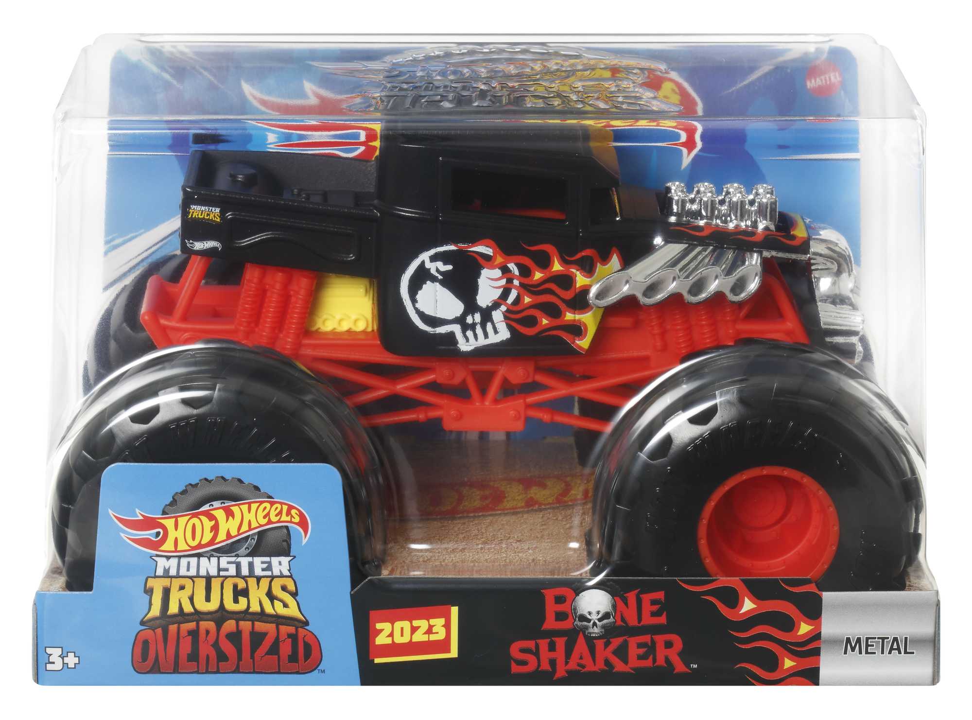 Hot Wheels Monster Trucks Vehículo de Juguete Bone Shaker Escala 1:24 - Image 4