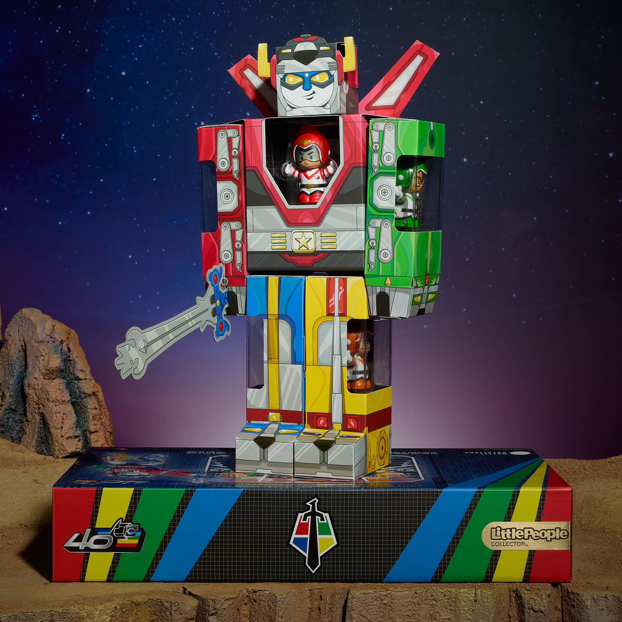 Little People Collector Voltron 40th Anniversary Gold Label Set - Image 3