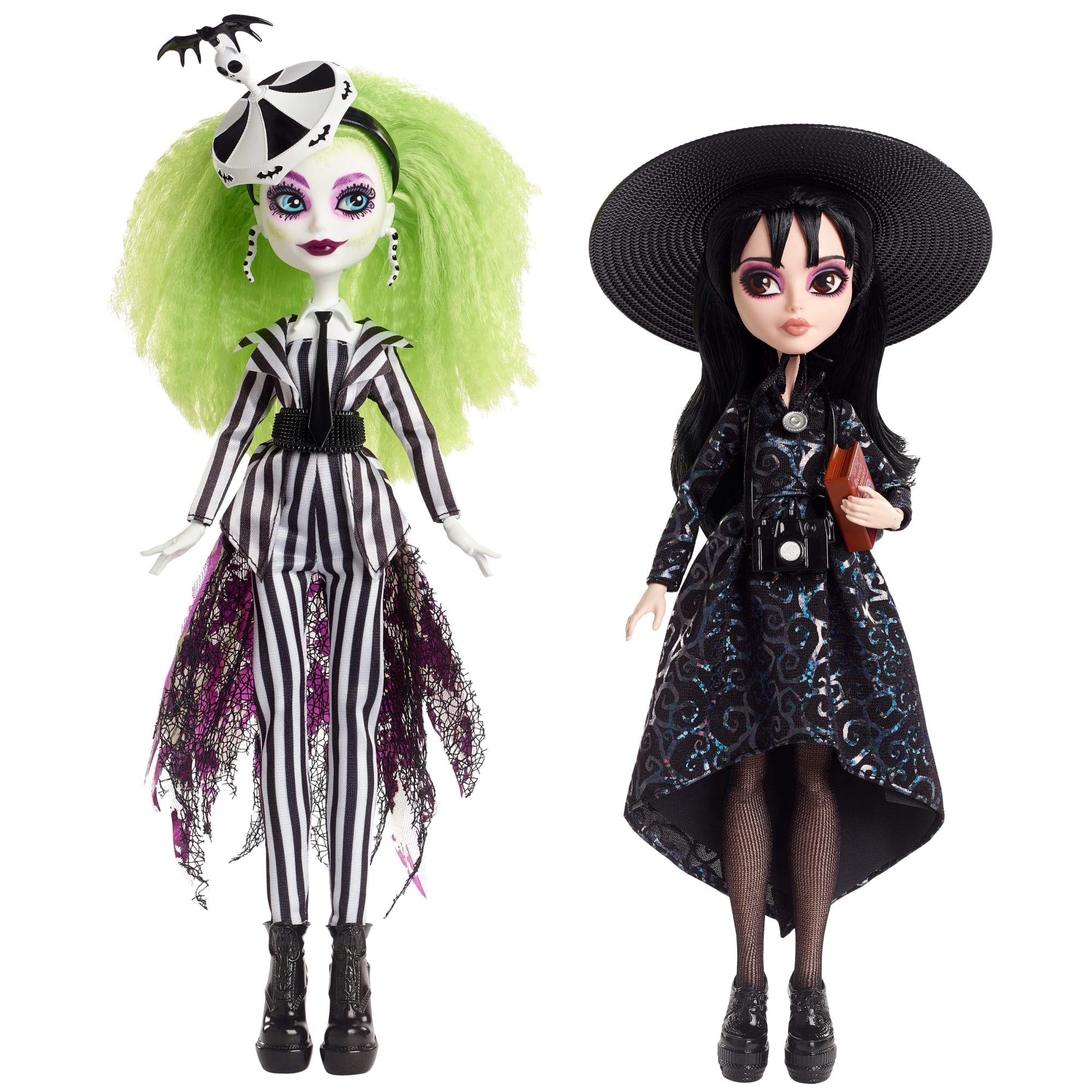 Beetlejuice & Lydia Deetz Monster High Skullector Doll 2-Pack - Image 12