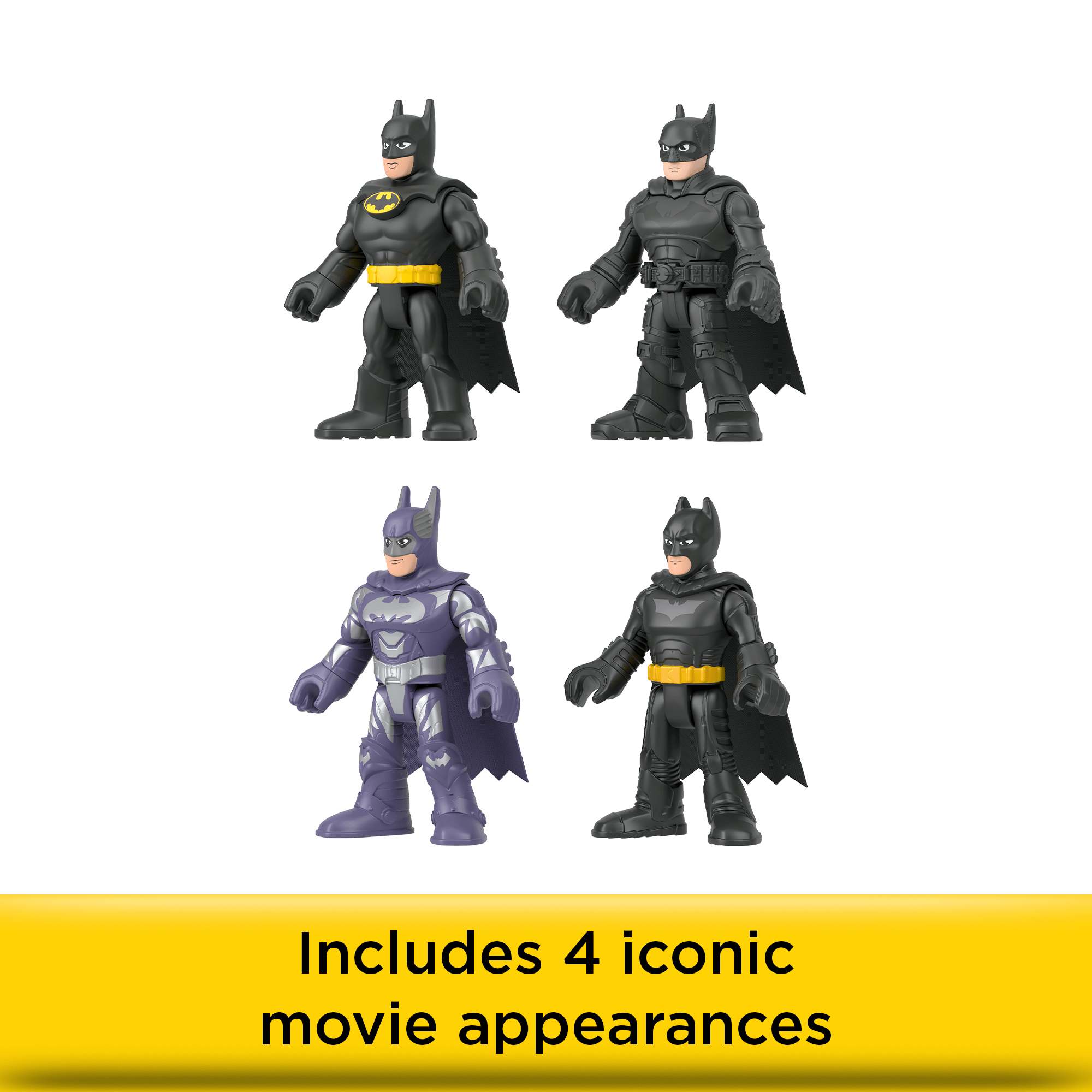 Imaginext DC Super Friends Batman 85th Anniversary Set With 4 Movie Figures - Image 2
