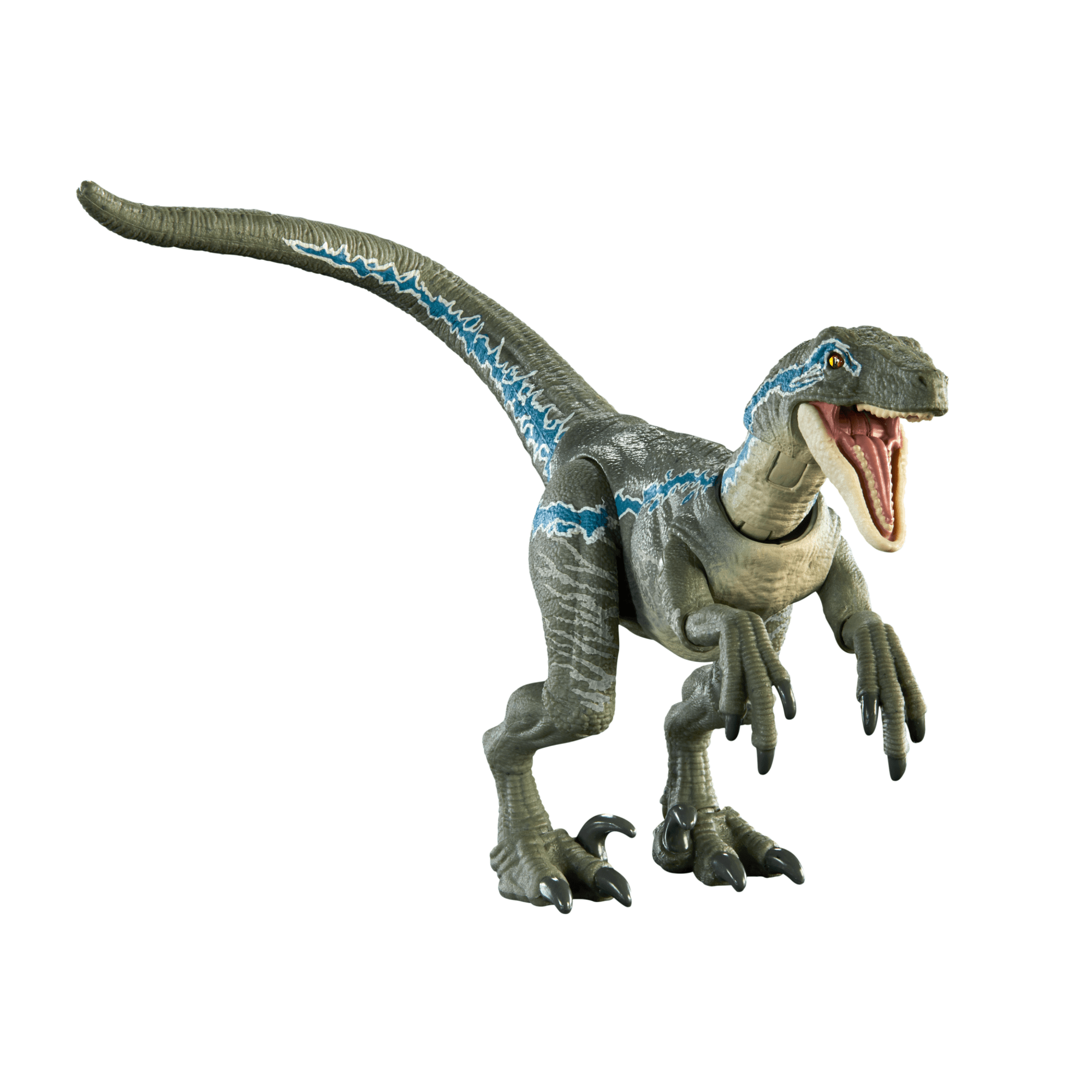 Jurassic World Hammond Collection Velociraptor Blue Dinosaur Figure - Image 6