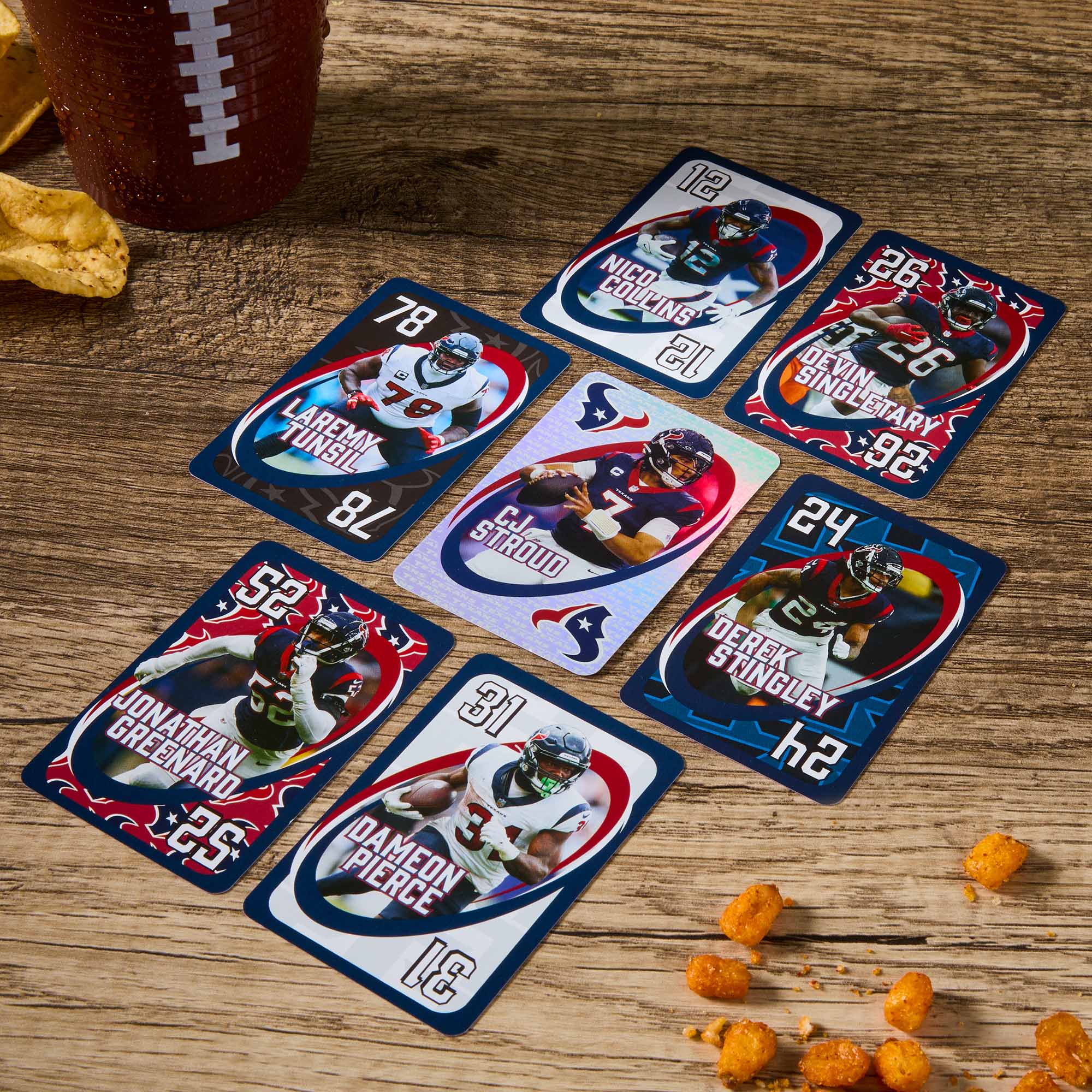 UNO Fandom NFL Houston Texans Game Deck - Image 4