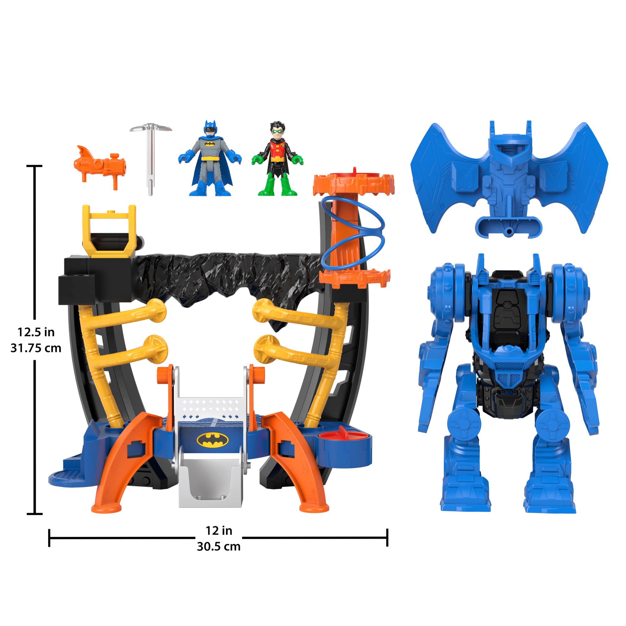 Imaginext DC Super Friends Batman Playset. Robo Command Center With Detachable 10-Inch Robot - Image 6