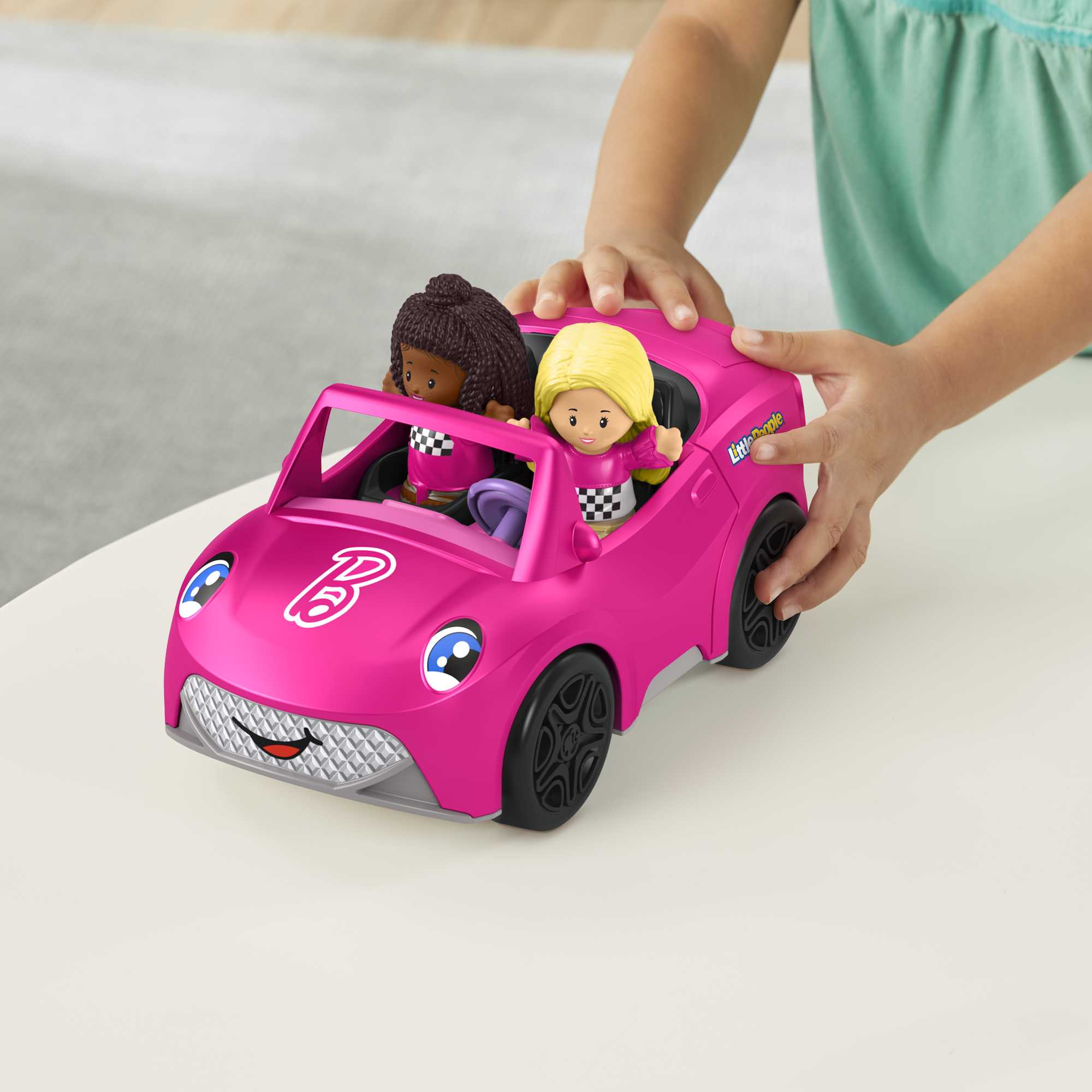 Barbie Little People Véhicule Décapotable et Figurines - Image 4