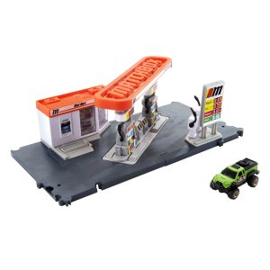 Matchbox Action Drivers Matchbox Fuel Station Playset For Kids 3 Years Old & Up. With 1 1:64 Scale Vehicle