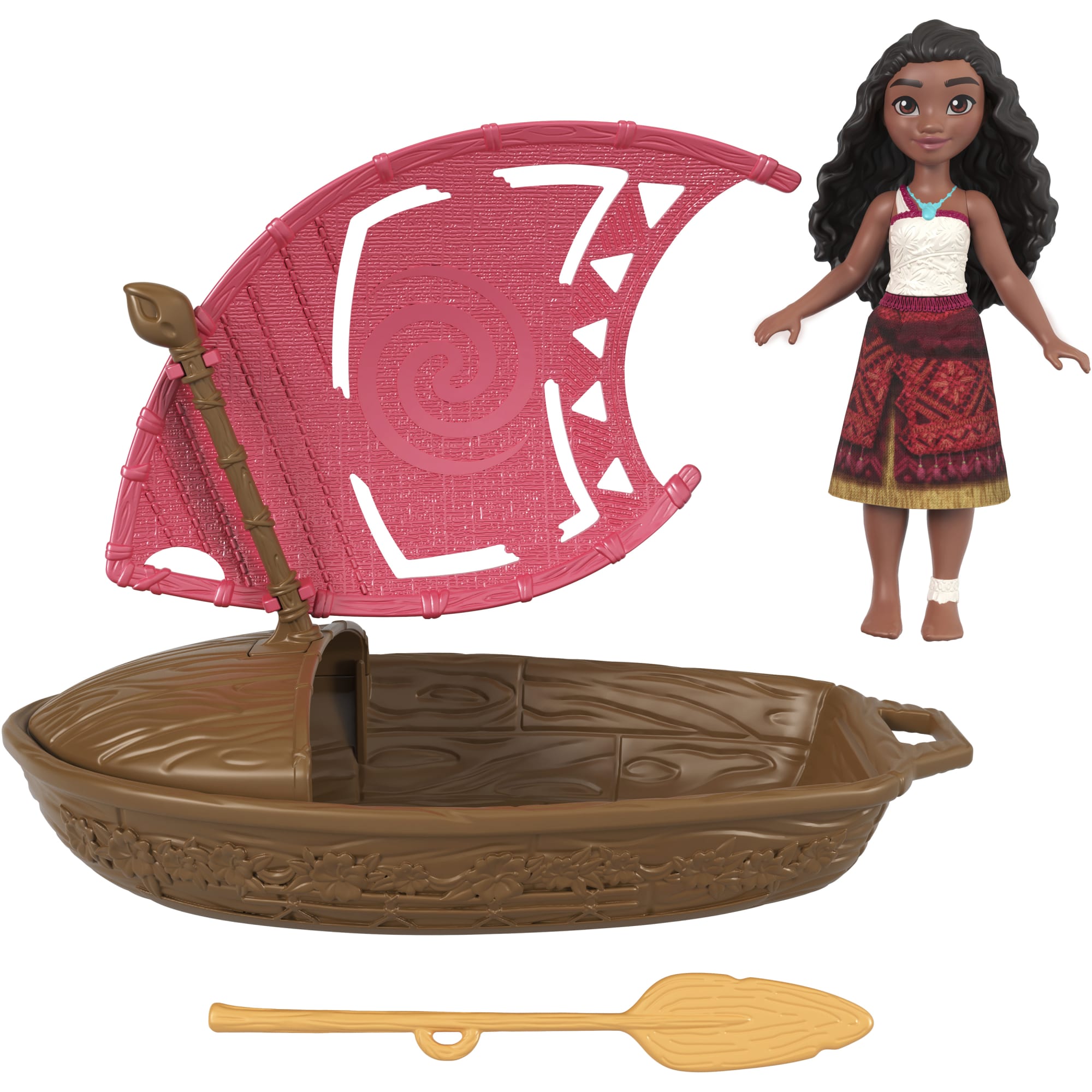 Moana 2 Set de Juego Canoa con Mini Muñeca Sorpresa y Accesorios - Image 3
