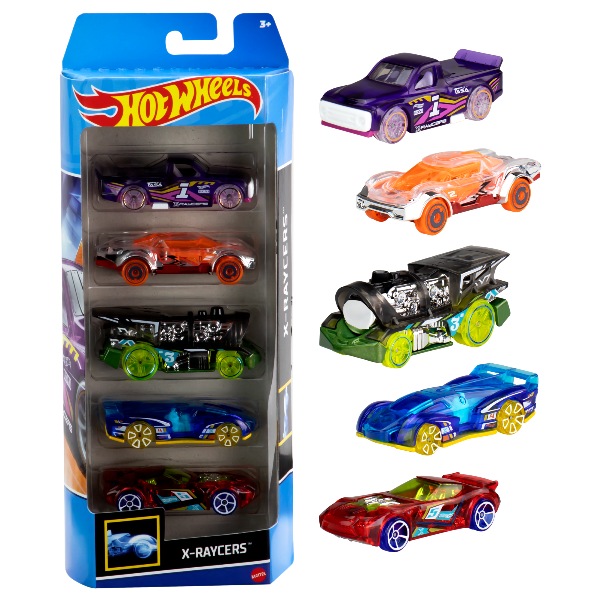 Hot Wheels Cars. 5-Pack Of Die-Cast Toy Cars Or Trucks in 1:64 Scale - Image 2