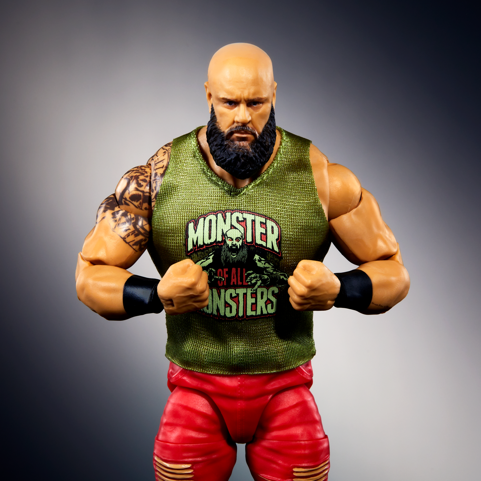WWE Elite Braun Strowman Action Figure. 6-inch Collectible Superstar With Articulation & Accessories - Image 2