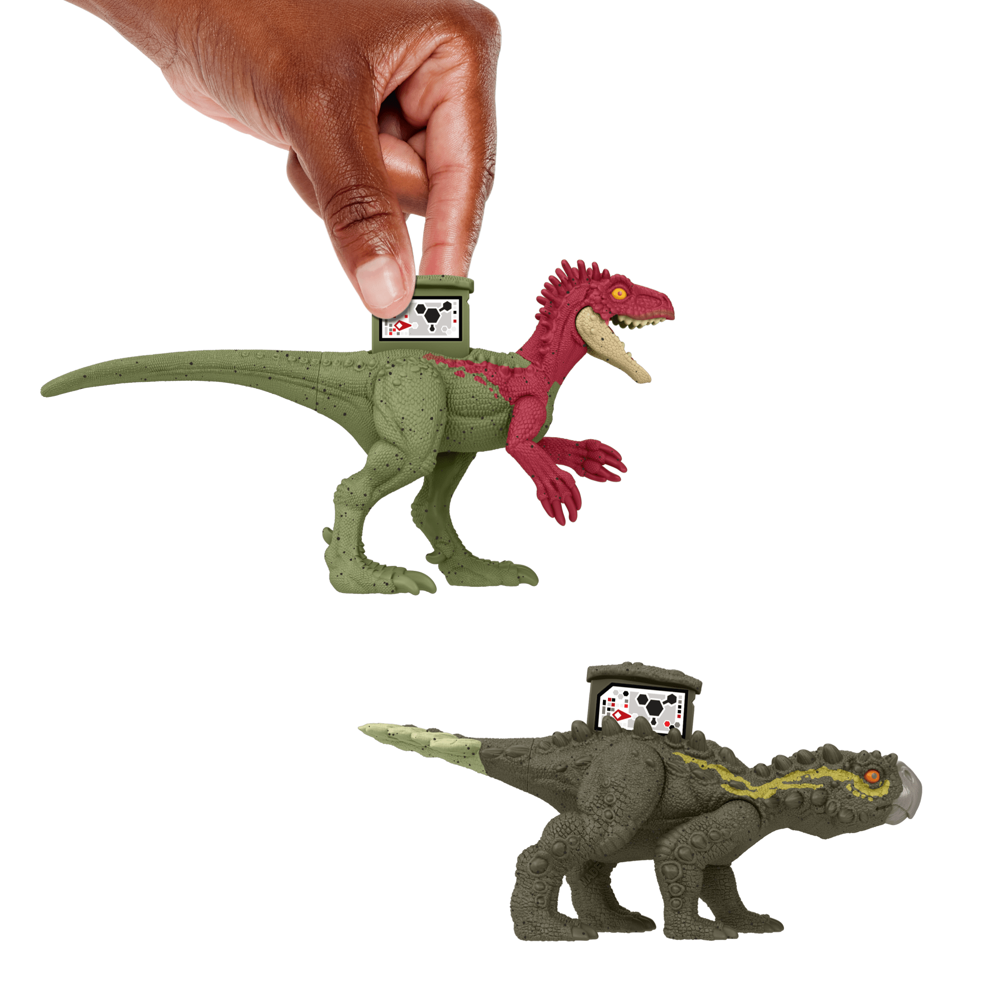 Jurassic World Dinosaur Danger Pack Eoraptor vs Stegorous Action Figure Toys - Image 3