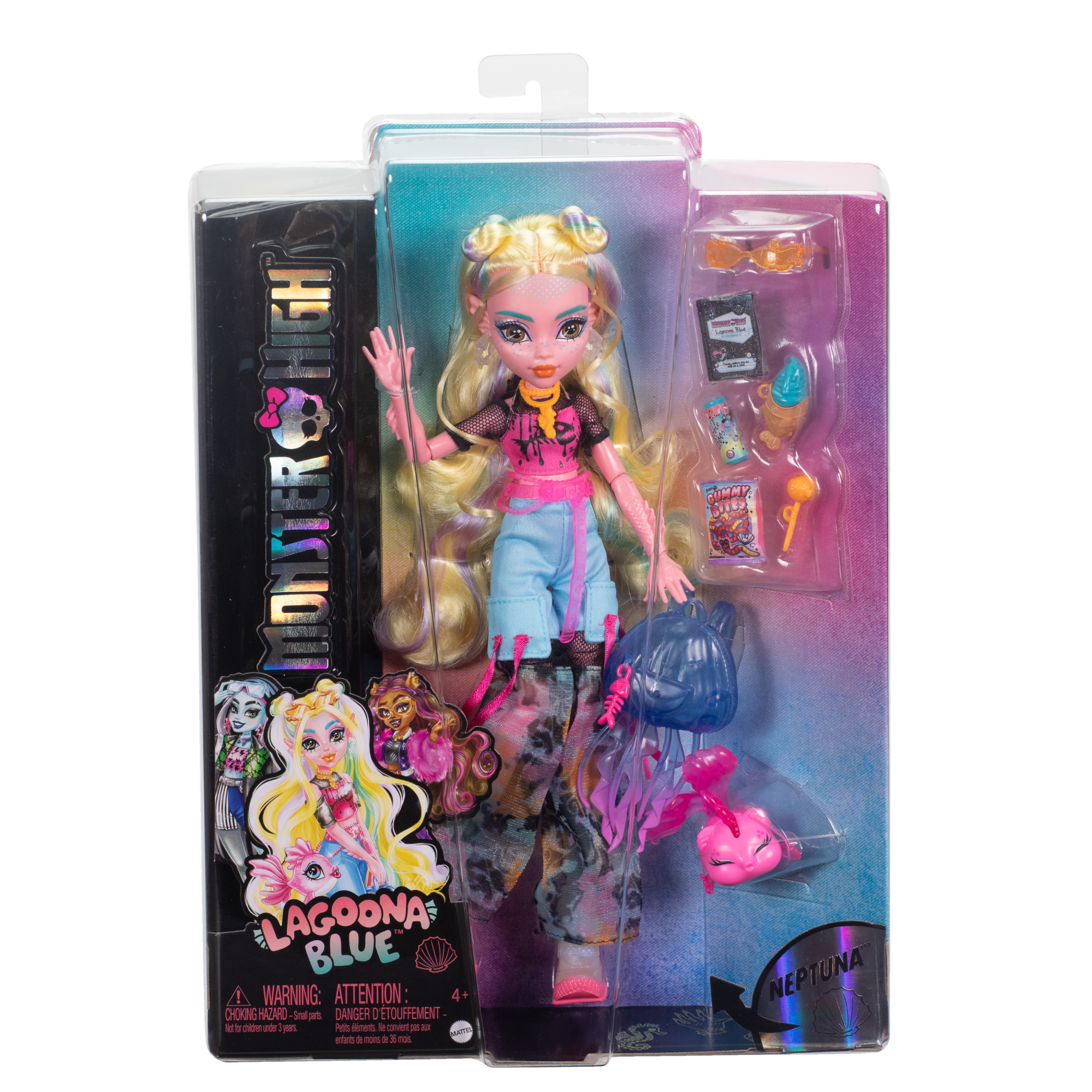 Monster High-Poupée Lagoona Blue-Poupée Avec Animal et Accessoires - Image 6