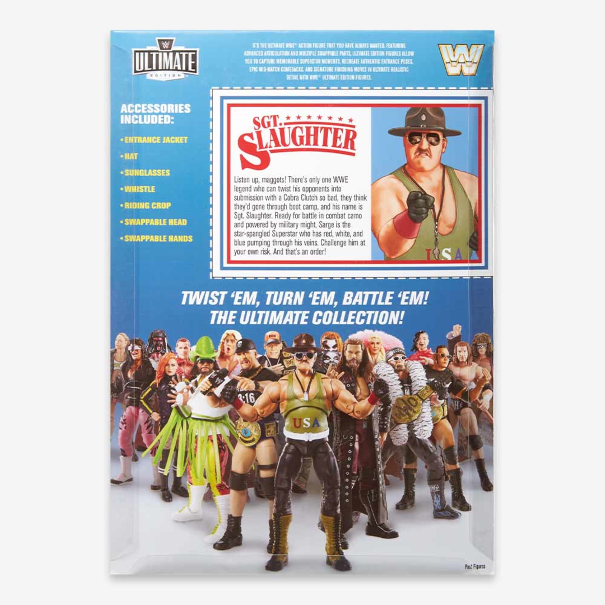 WWE Ultimate Edition Sgt. Slaughter action figure - Image 6