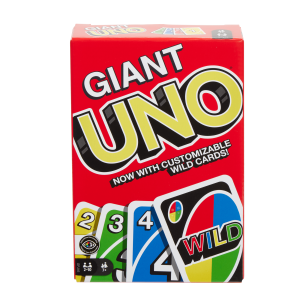 UNO Giant Sized Card Game. Game For Family Night. 108 Oversized Cards