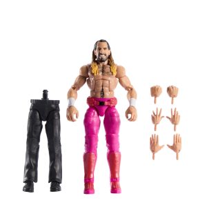 WWE Elite Collection Premium Live EVent Seth Rollins Action Figure Set. Wrestlemania Collectible