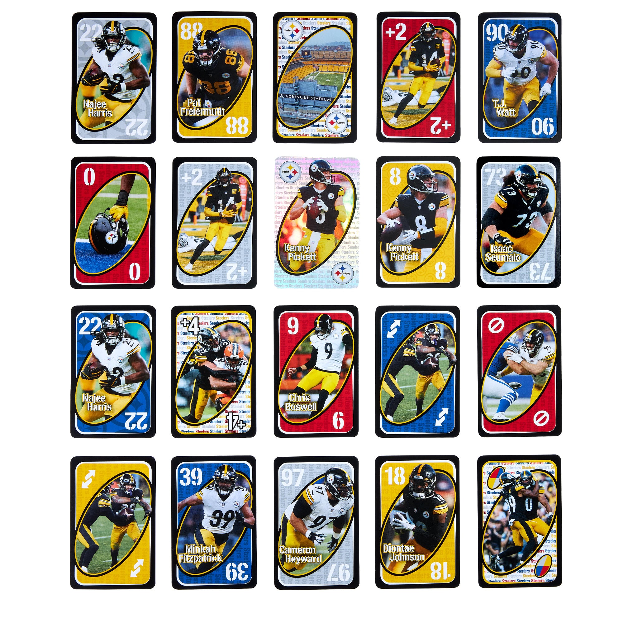 UNO Fandom NFL Pittsburgh Steelers Game Deck - Image 4