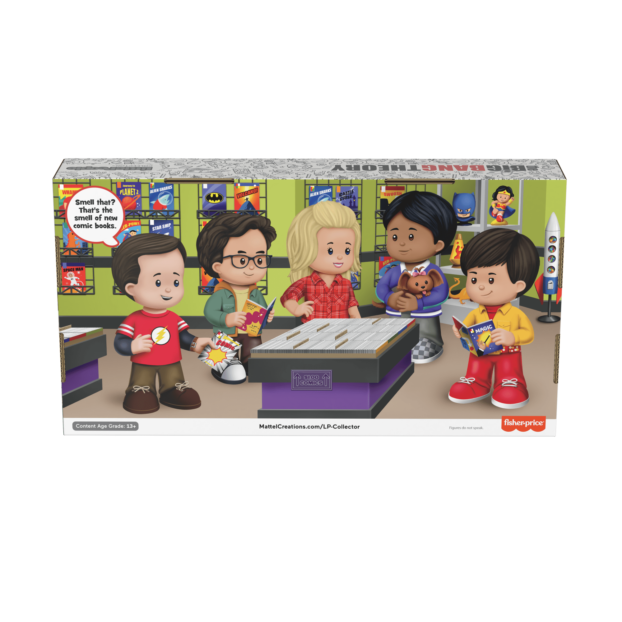Little People Collector Coffret The Big Bang Theory. 5 Figurines - Image 3