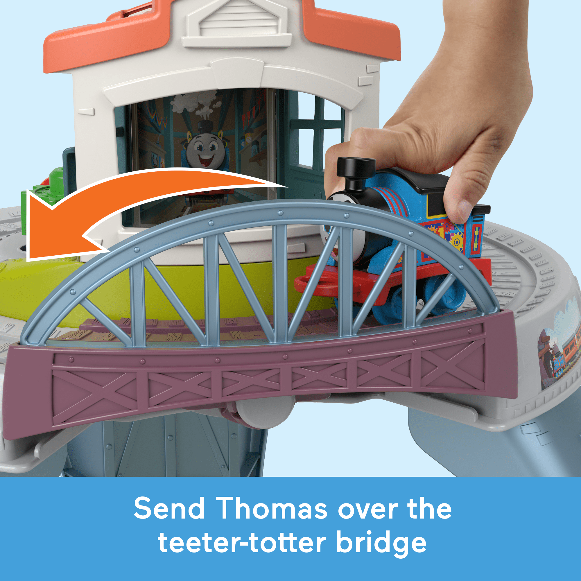 Thomas & Friends My First Train Table Toddler Toy With Track & Fine Motor Activities - Image 4