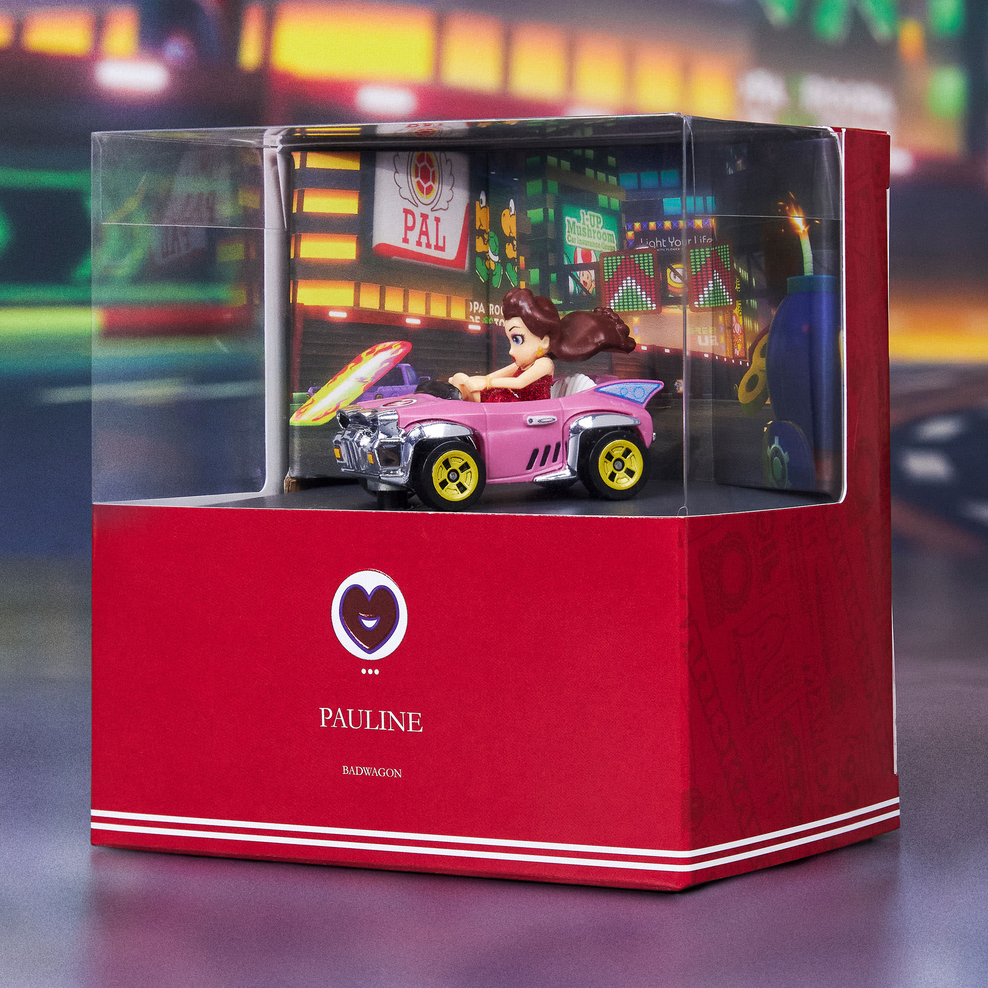 Hot Wheels Mario Kart Pauline Vehicle - Image 5