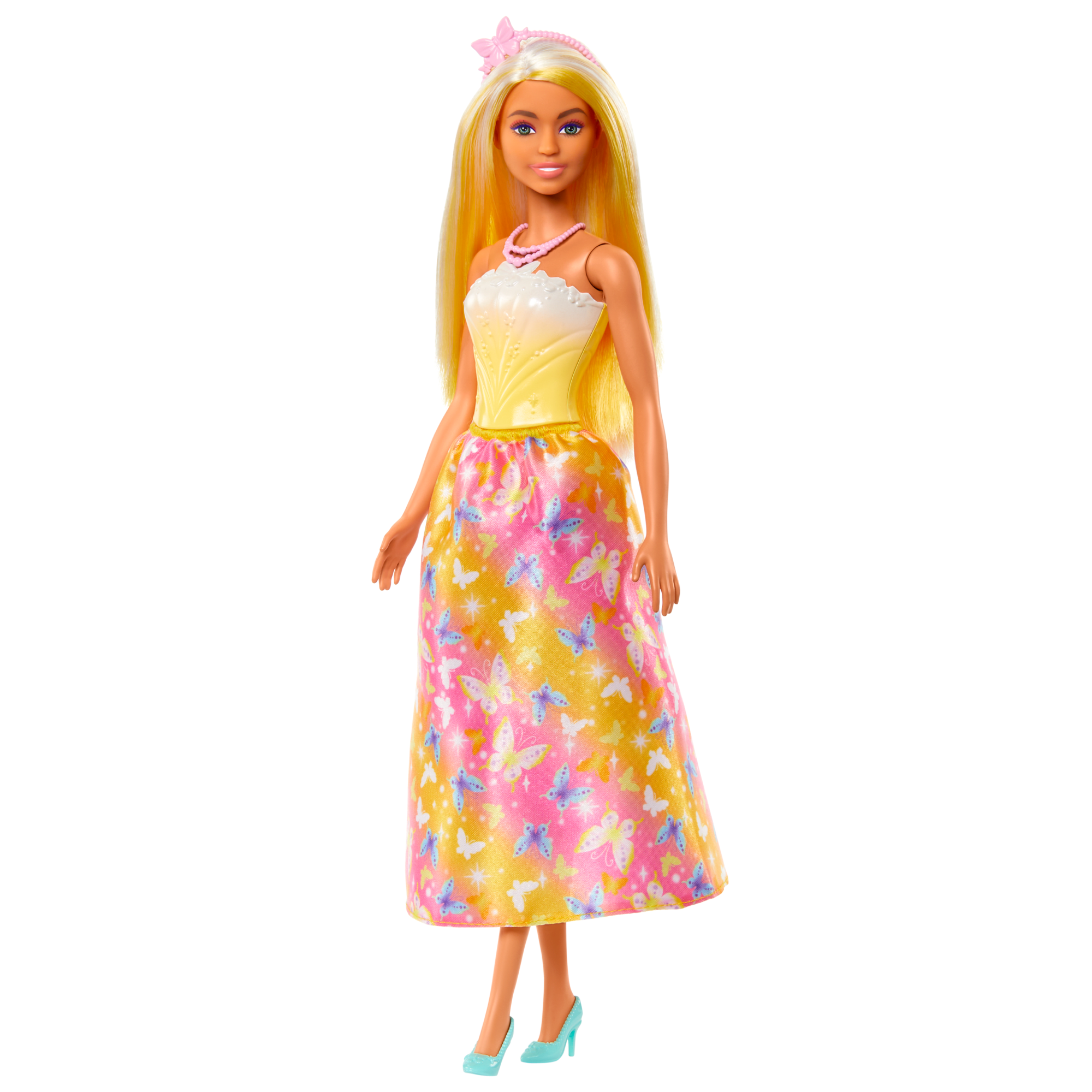 Barbie Fantasía Muñeca Doncella Vestido de Ensueño Amarillo - Image 5