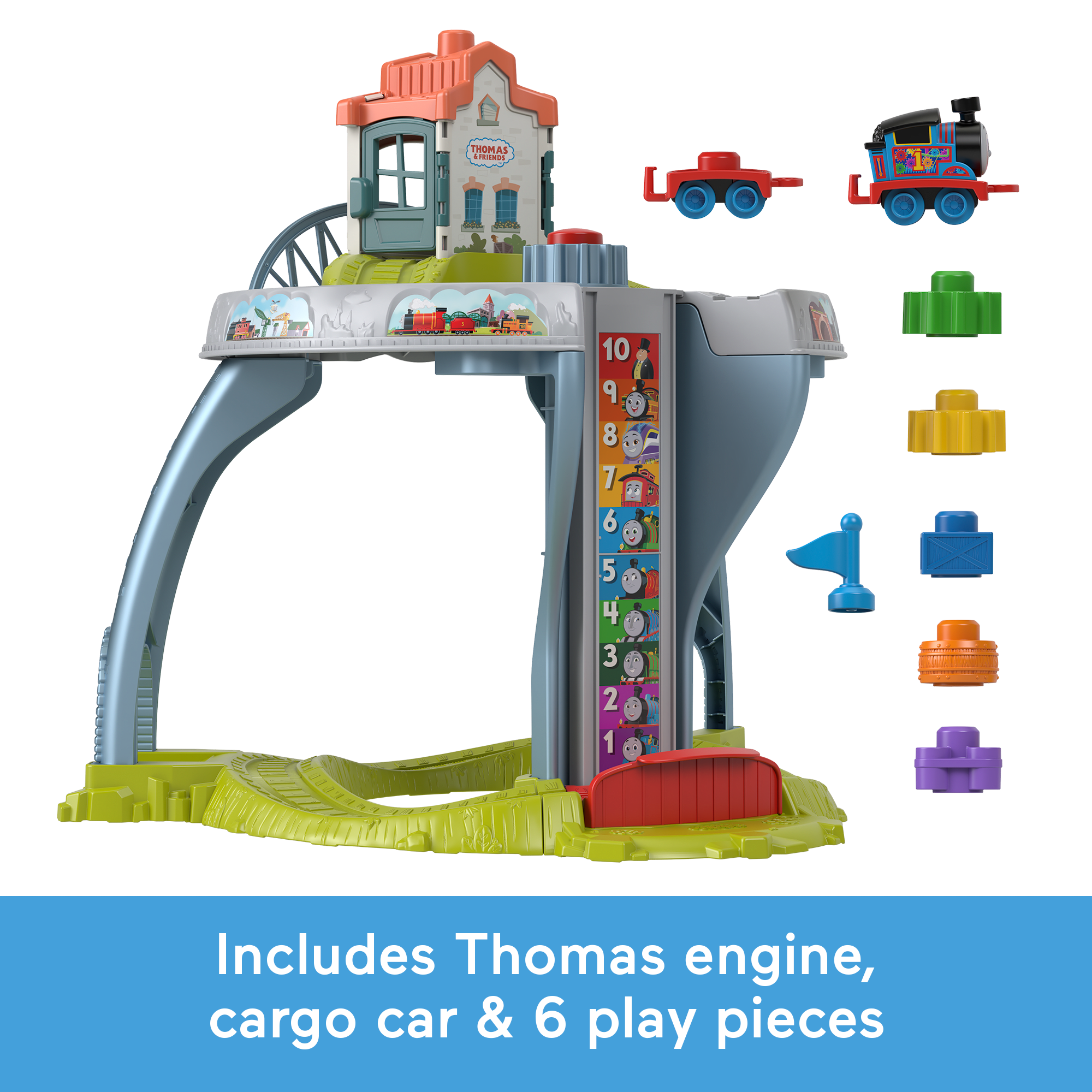 Thomas & Friends My First Train Table Toddler Toy With Track & Fine Motor Activities - Image 5