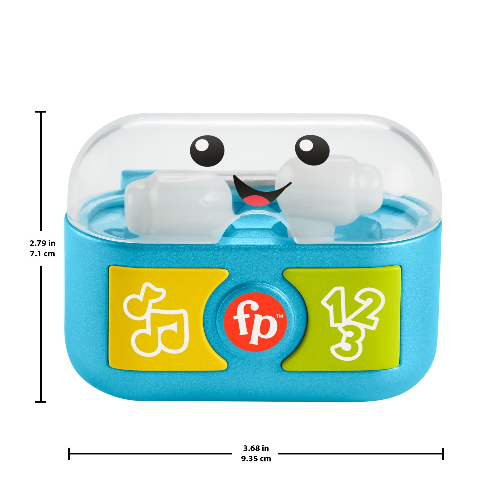 Fisher-Price Laugh & Learn Play Along Ear Buds Baby & Toddler Learning Toy With Music & Lights - Image 5