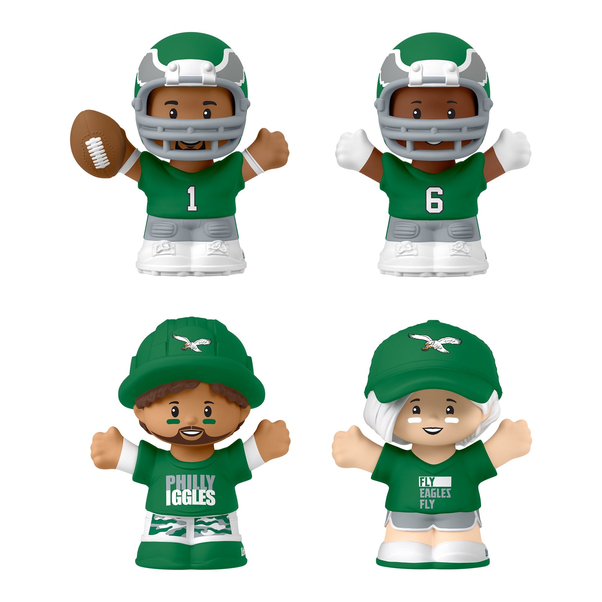Little People Collector Philadelphia Eagles Alternate Jersey Figure Set - Image 2